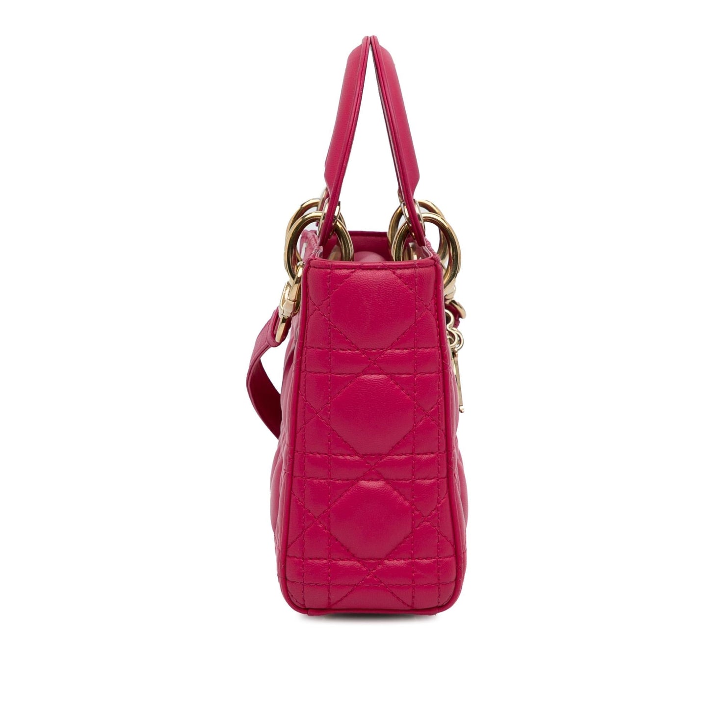 Dior Cannage Lady Satchel Bag Lambskin Mini Lady Dior 5