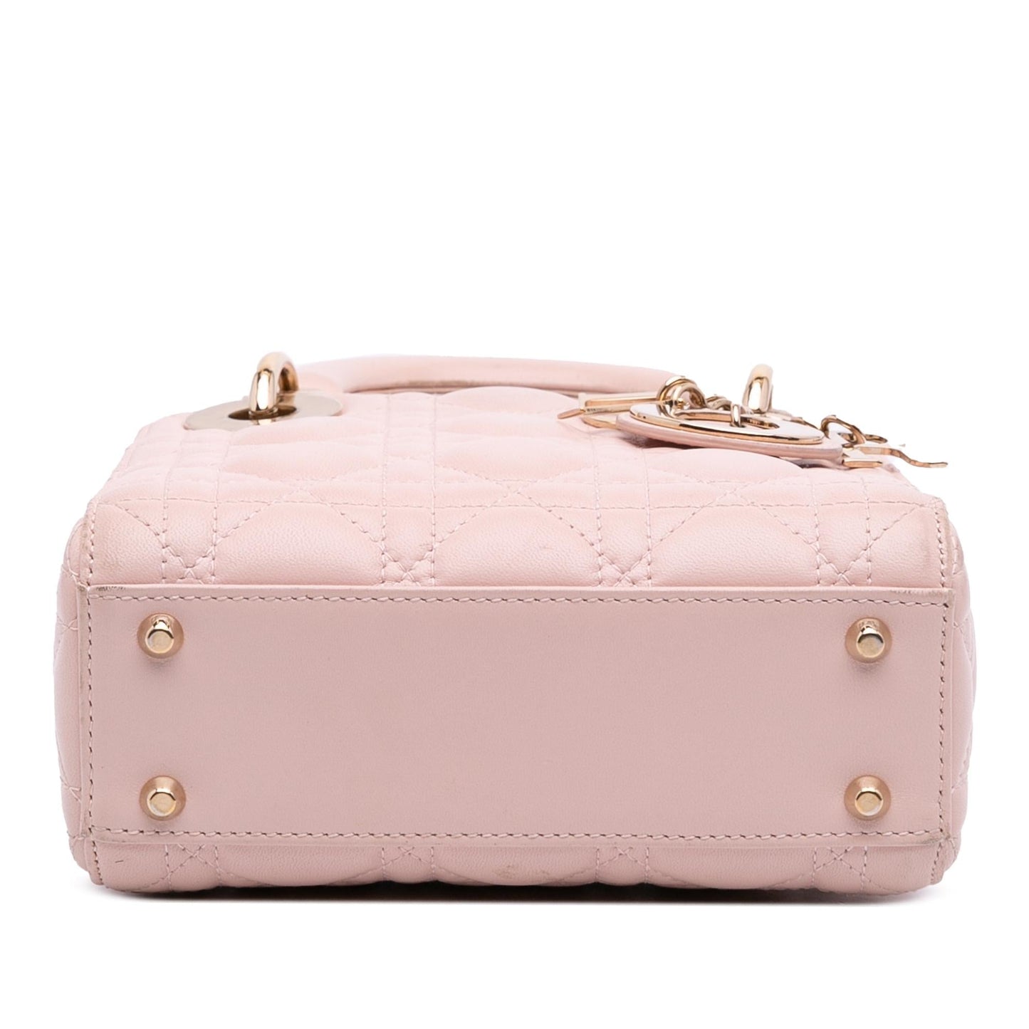 Dior Cannage Lady Satchel Bag Lambskin Mini Lady Dior 16