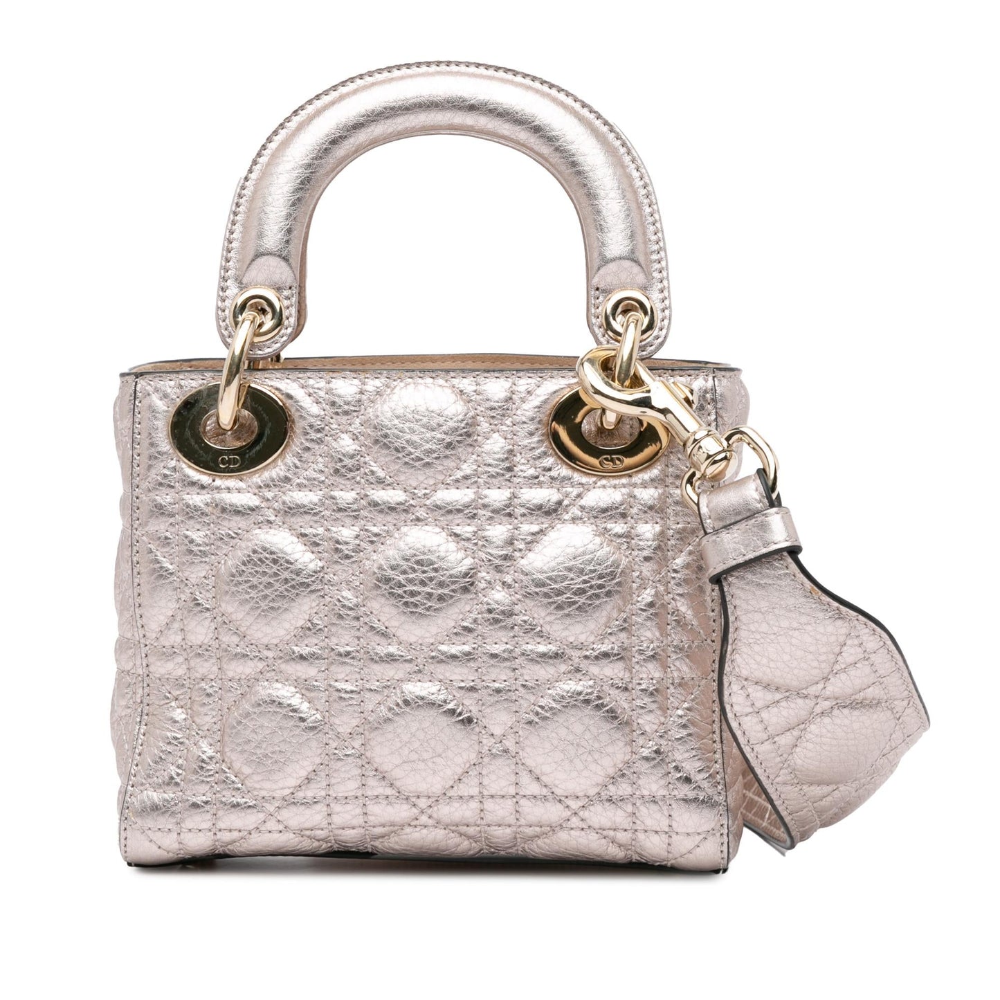 Dior Metallic Calfskin Cannage Supple Lady Shg 6Rxkqg Satchel Mini Satchel Bag