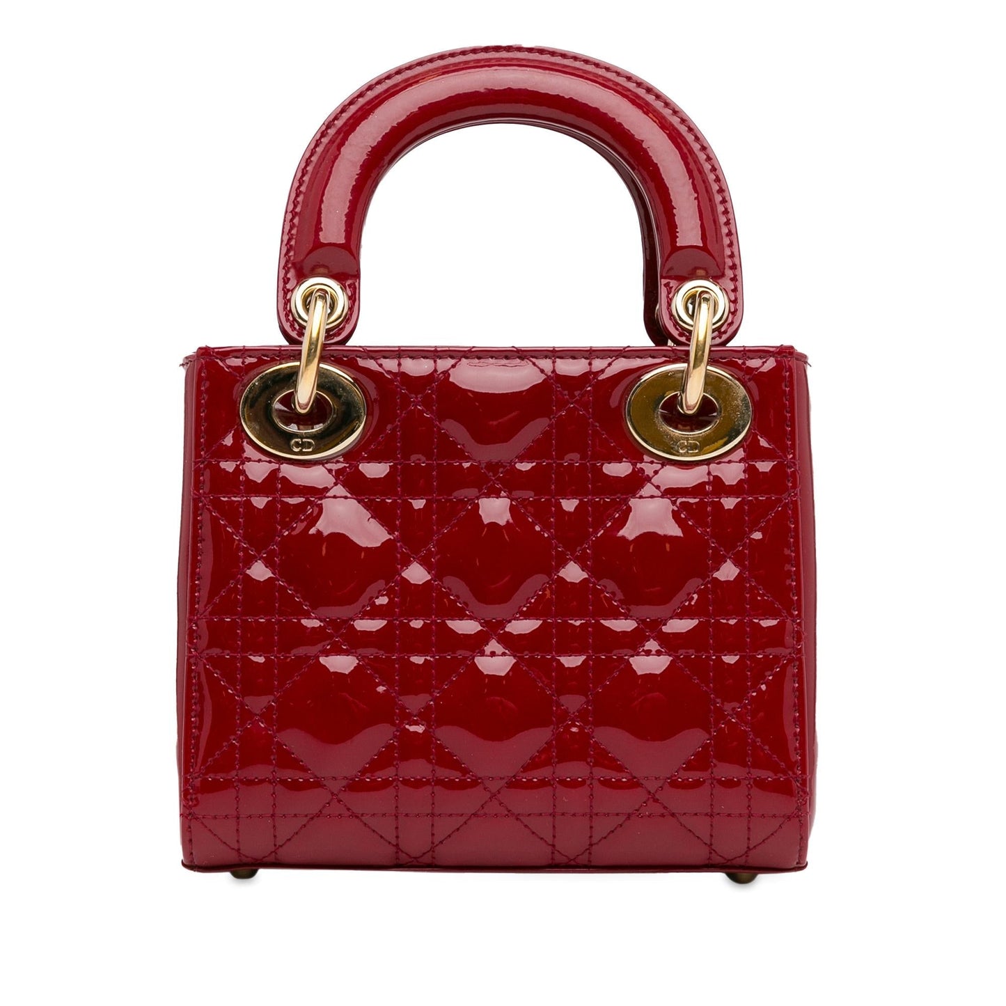 Dior Cannage Lady Shg 6Vo4Gv Satchel Bag Patent Mini
