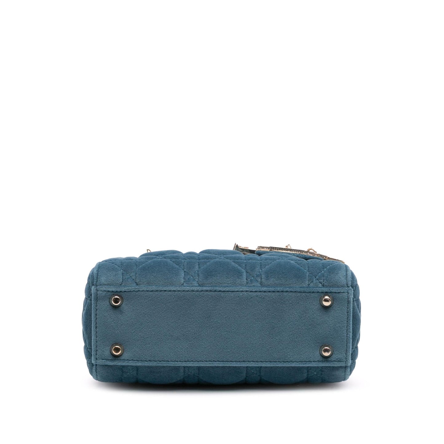 Dior Velvet Cannage Lady Satchel Bag Mini