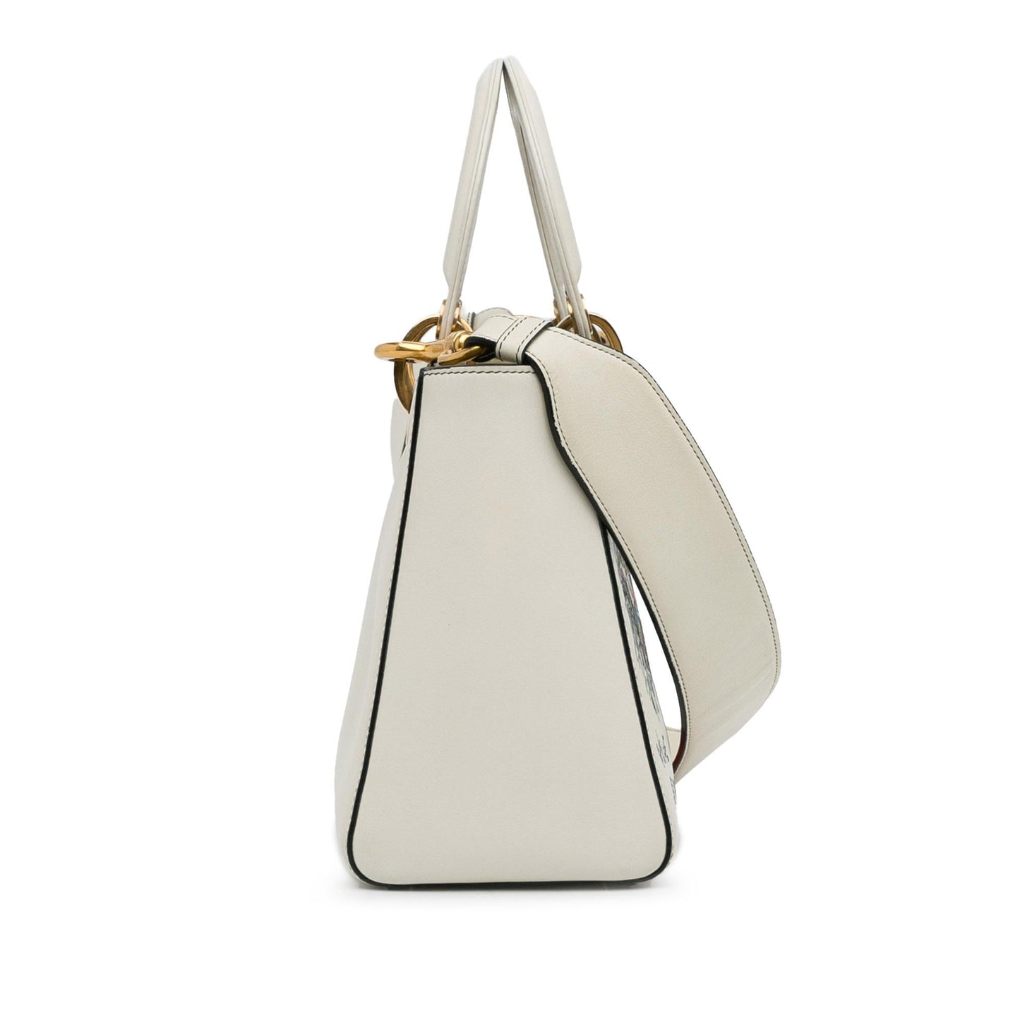 Dior Niki De Saint Phalle Calfskin Vive Amour Lady Medium Satchel Bag