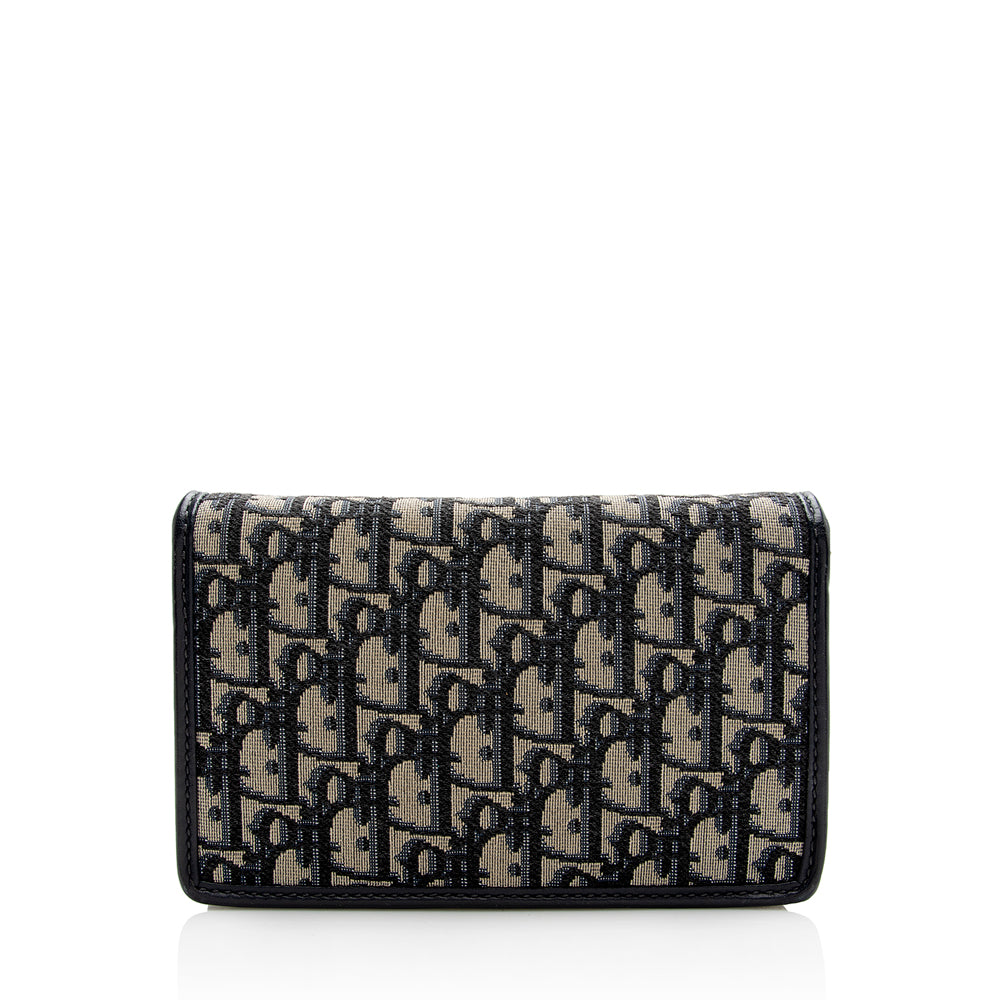 Dior Oblique addict Clutch Shf Chain Clutch Bag