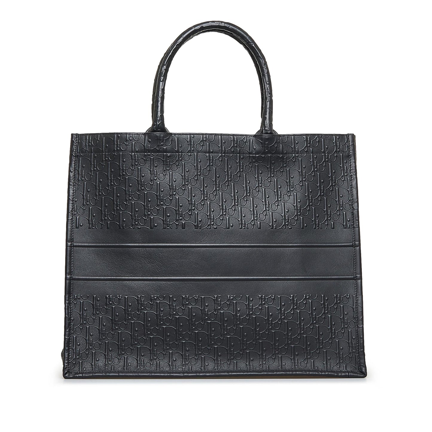 Dior Oblique Book Tote Shg Beww1A Embossed Tote Bag