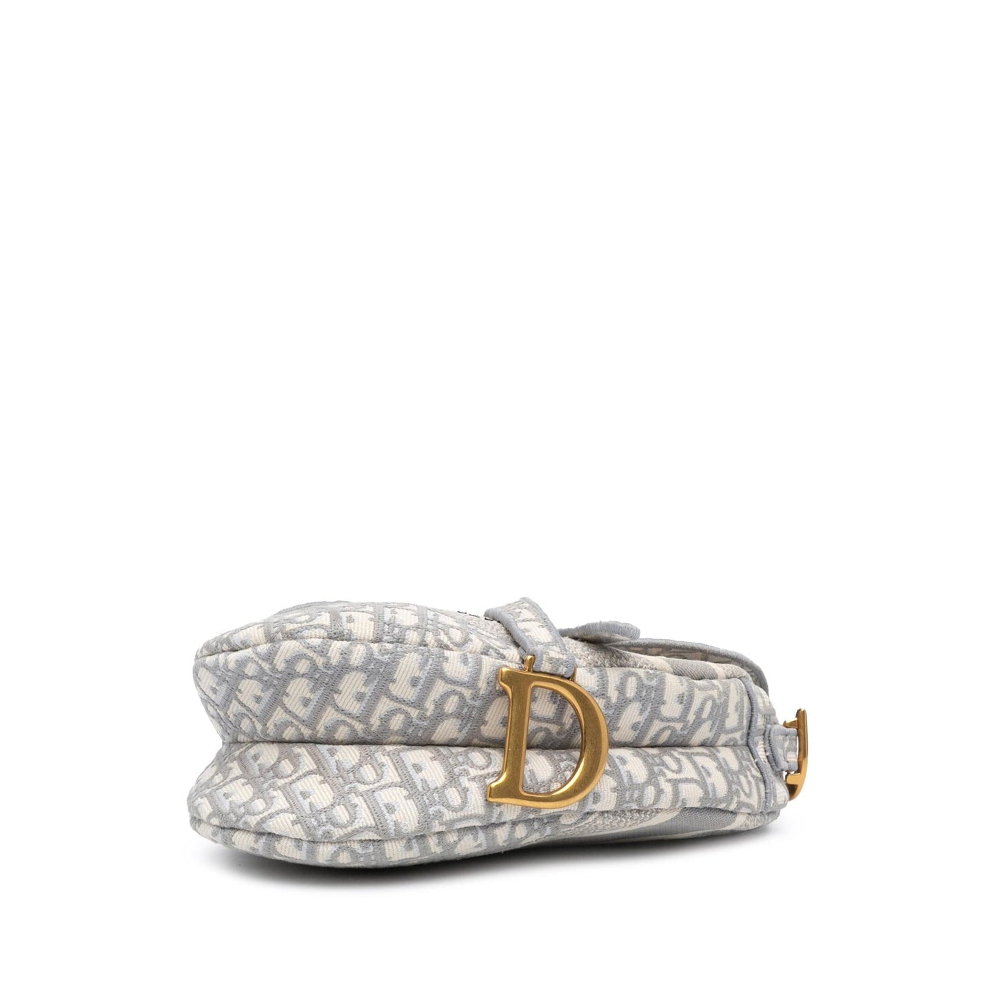 Dior Oblique Saddle Bag Canvas Embroidered Shoulder Bag Bag Shg 0Galkt