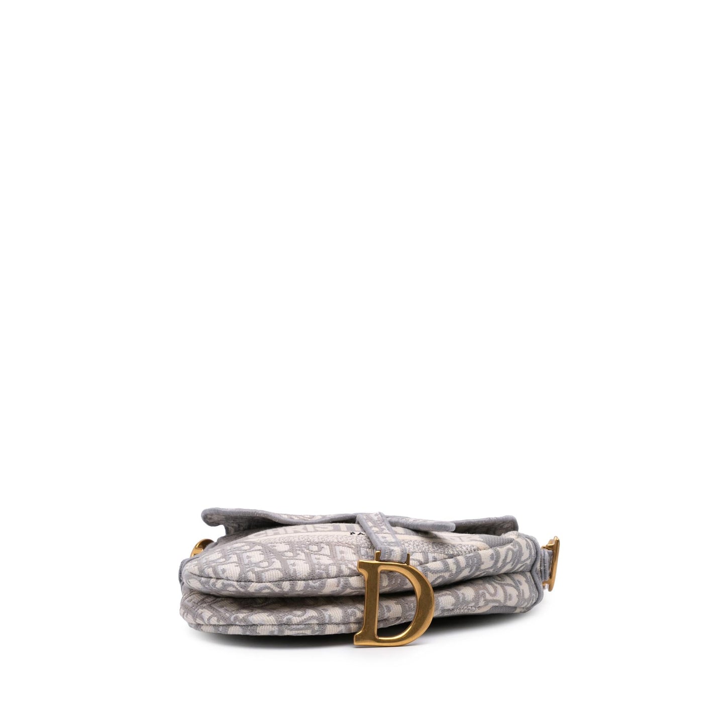Dior Oblique Saddle Bag Canvas Embroidered Shoulder Bag Saddle Bag 2