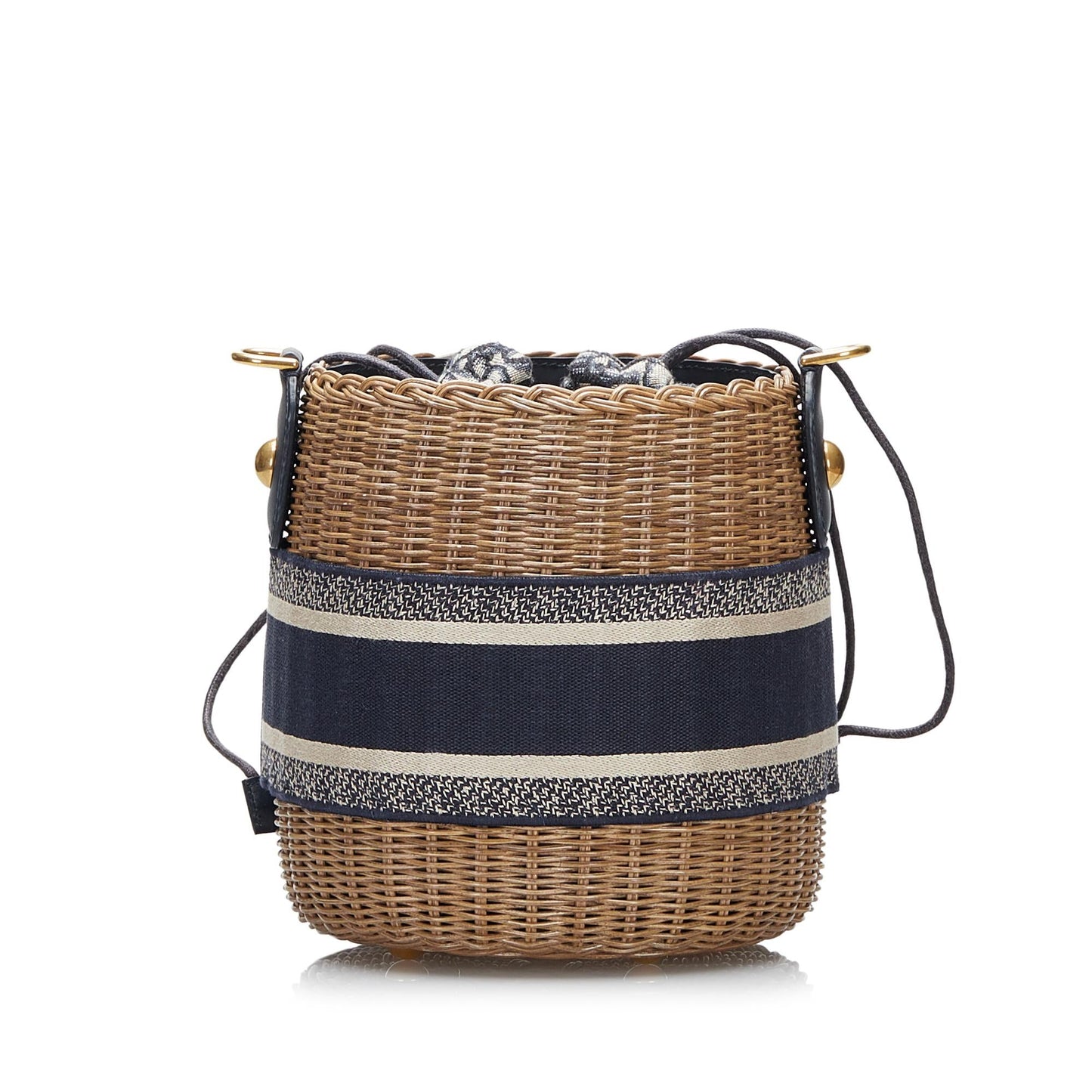 Dior Oblique Bag Shg S9Ek59 Wicker Bucket Shoulder Bag