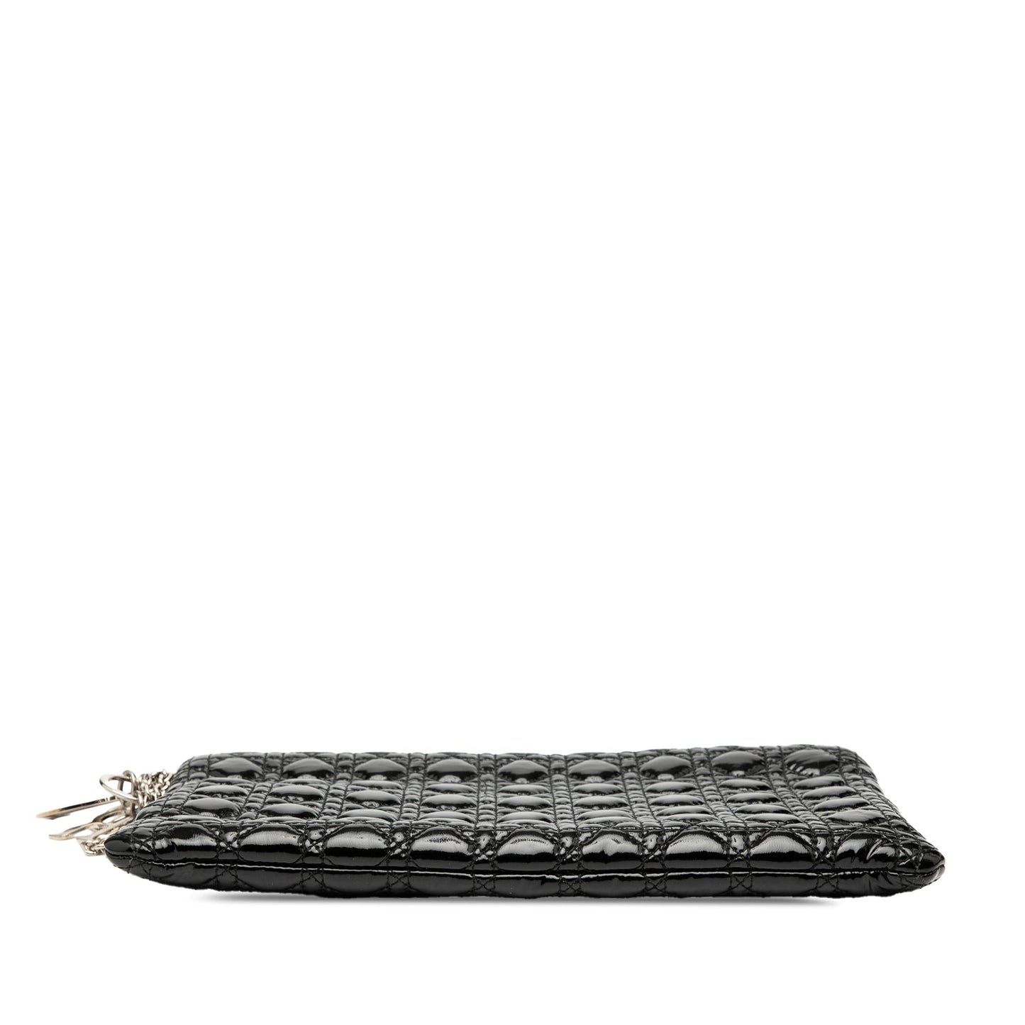 Dior Cannage Panarea Clutch Patent Clutch Bag