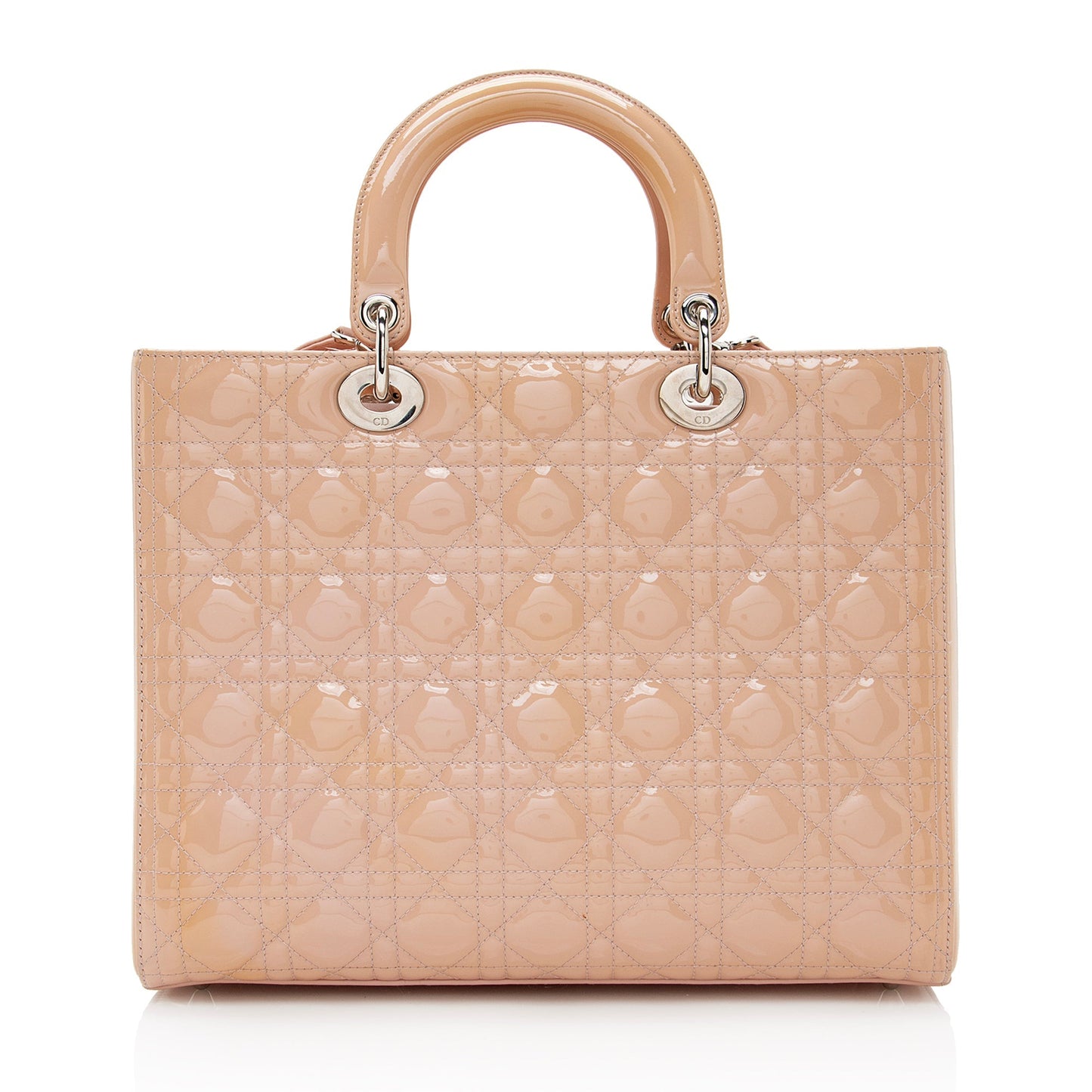 Dior Lady Tote Shf Leather Patent Large Tote Bag Tote Shf 22412