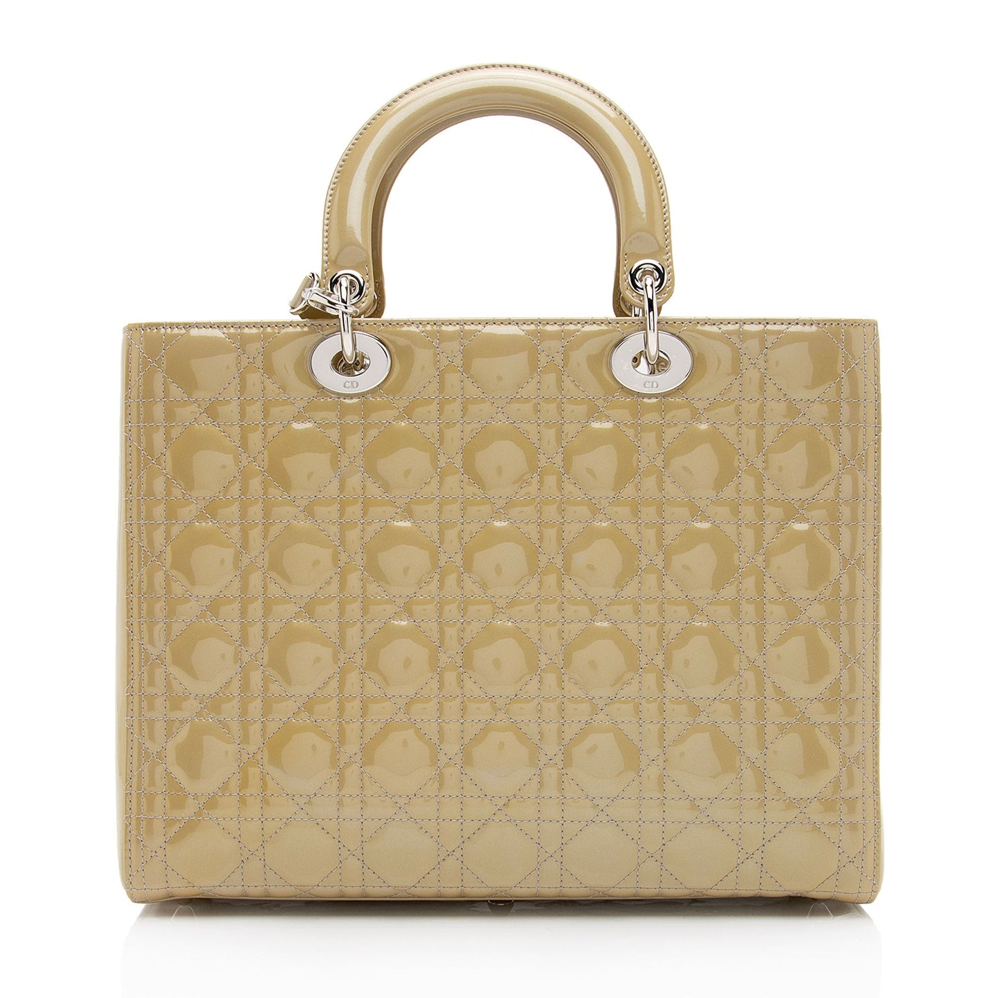 Dior Lady Tote Shf Xrh1N0 Leather Patent Large Tote Bag