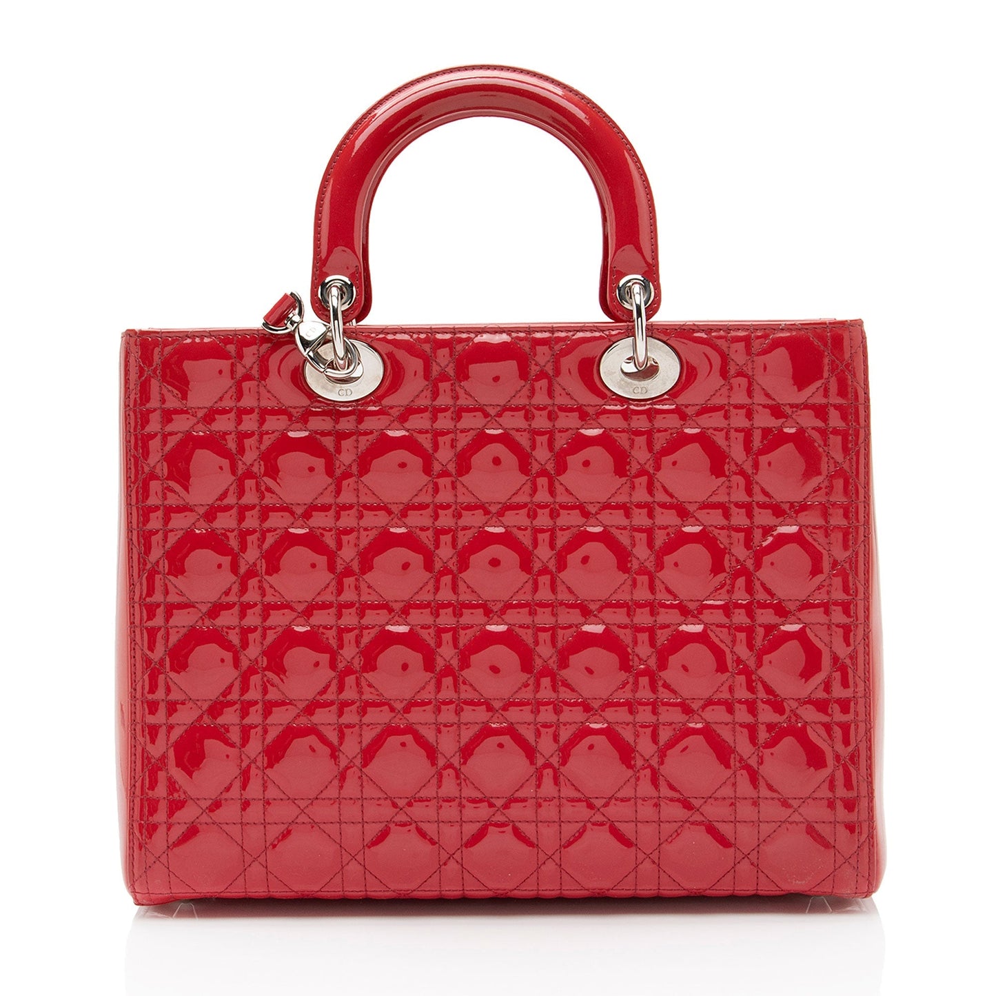 Dior Lady Tote Shf Fvh4Jh Leather Patent Large Tote Bag