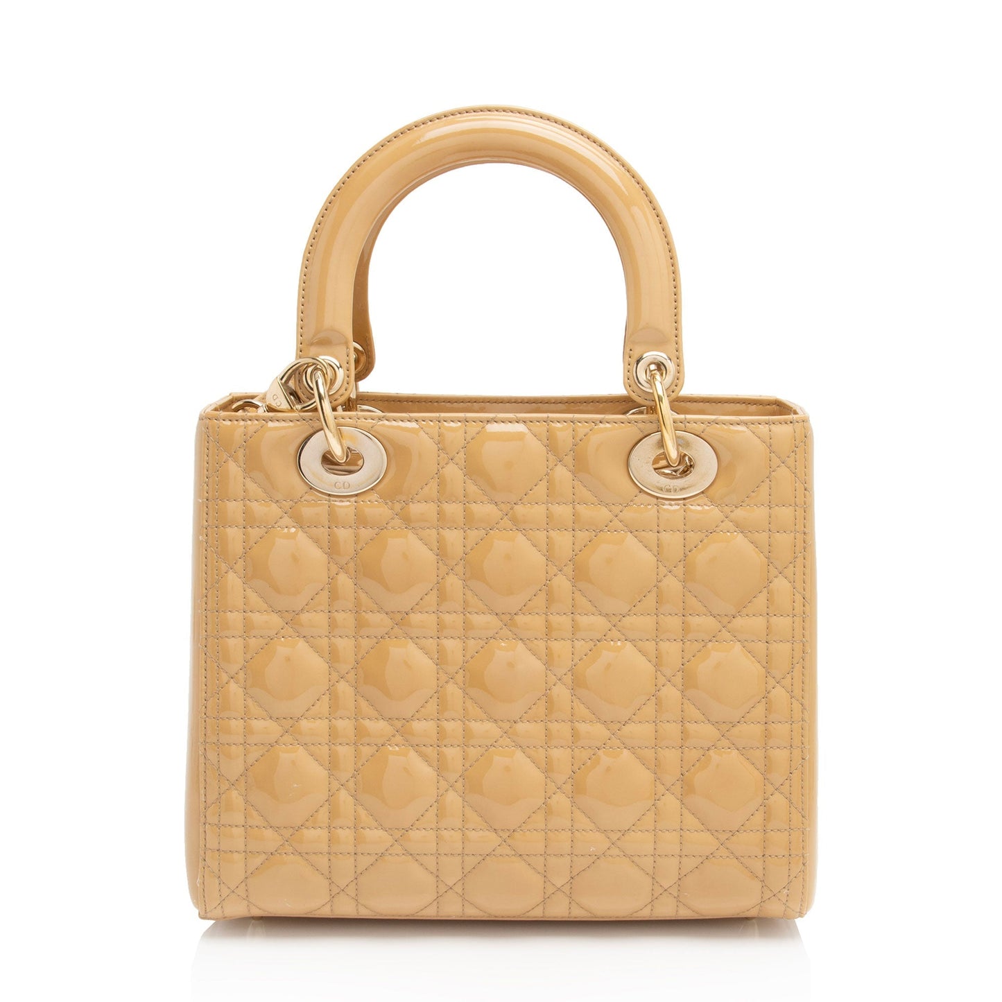 Dior Lady Tote Shf 8Qfooj Leather Patent Medium Tote Bag