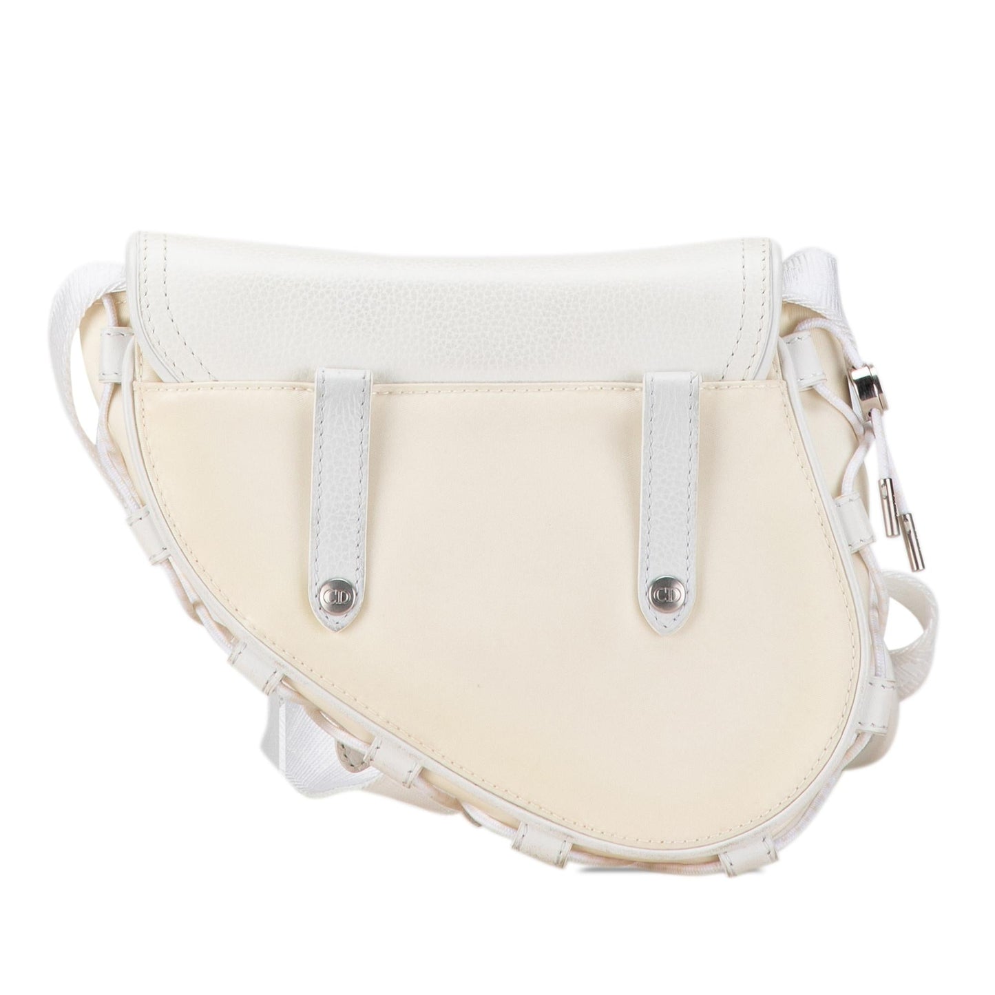 Dior Sacai Technical Fabric And Saddle Bag Shg Grmfdy Leather Crossbody Bag