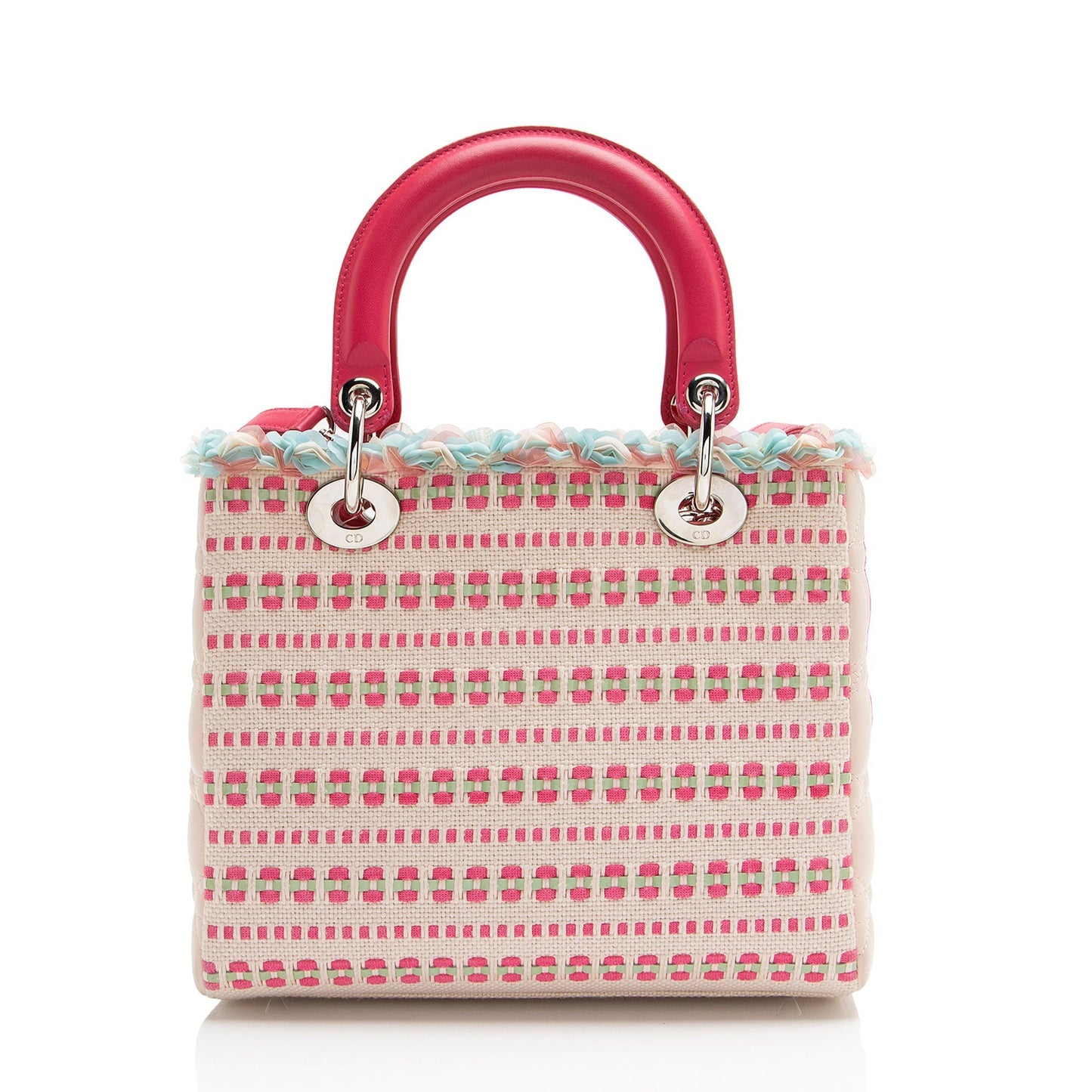 Dior Sequin Tweed Lady Tote Medium Tote Bag