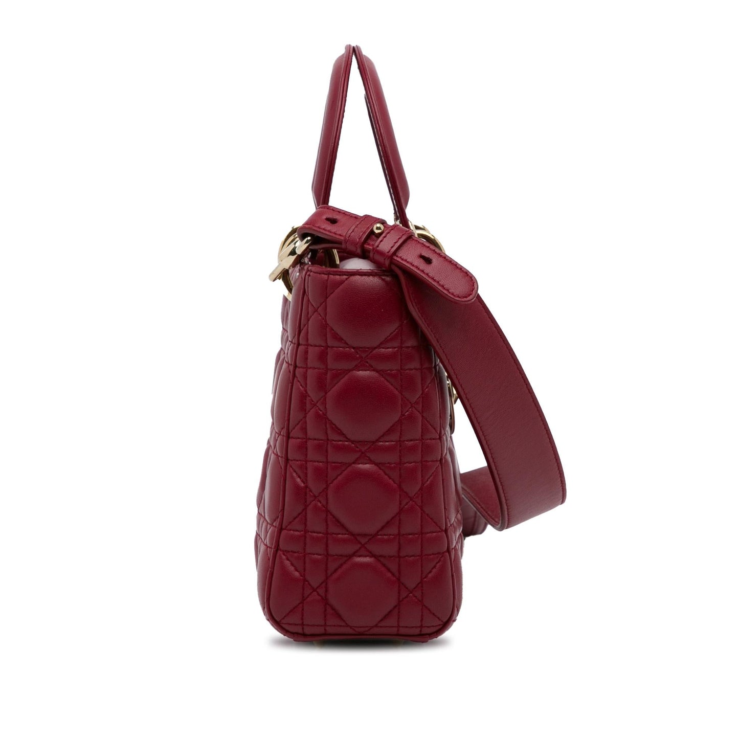 Dior Cannage Lady My Abc Shg 440Ts9 Satchel Bag Small