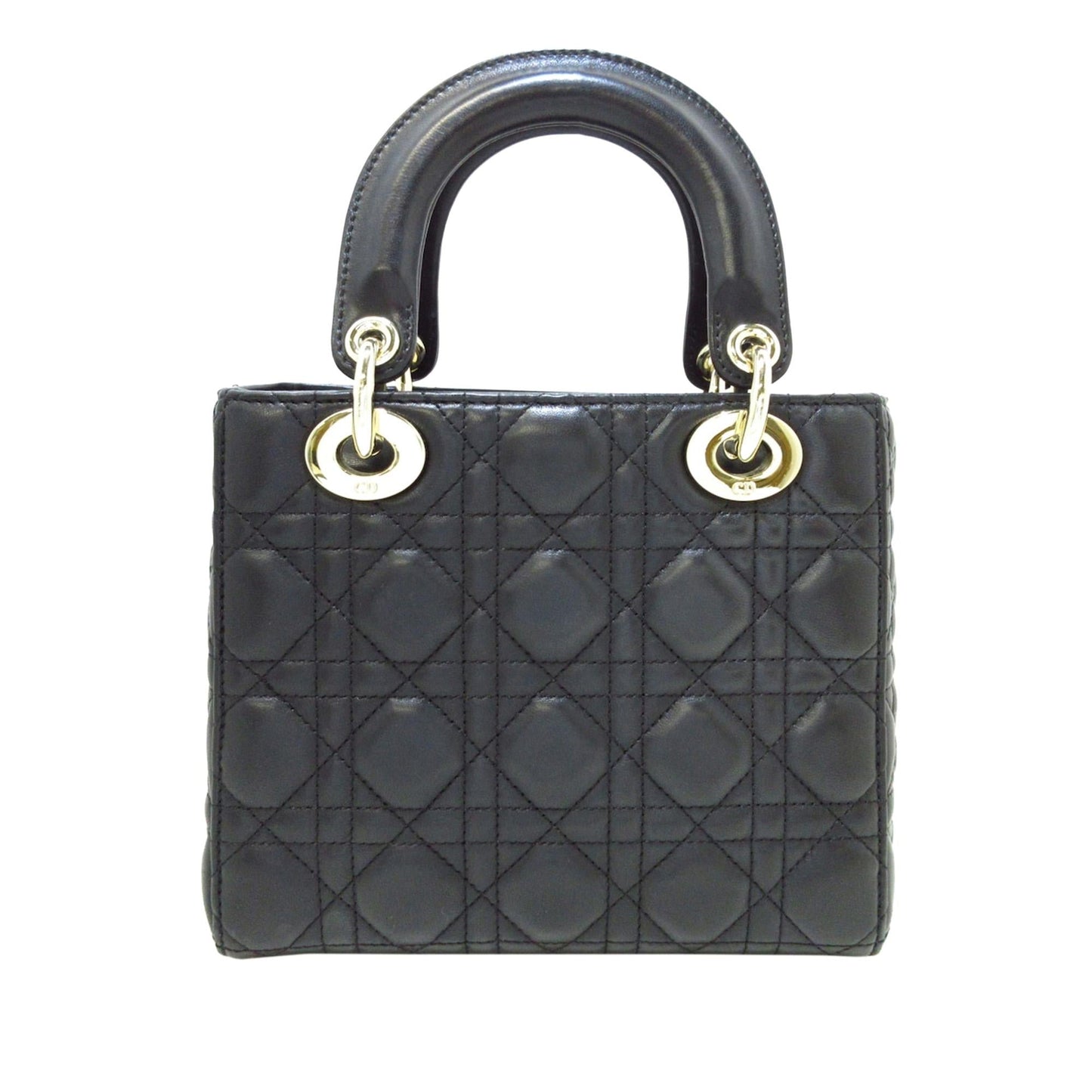 Dior Cannage Lady Shg Pi3Chu Satchel Bag Lambskin Small