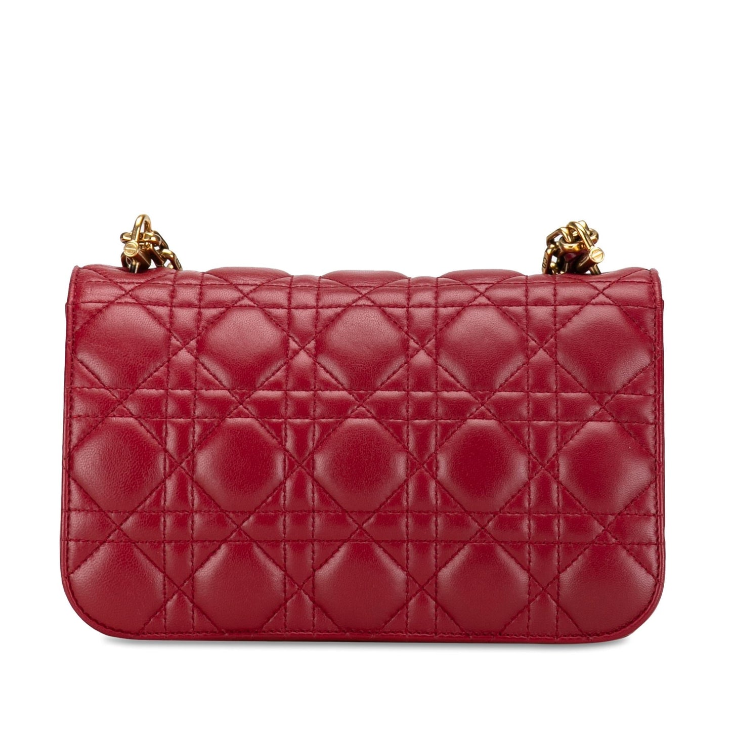 Dior Cannage addict Shg Nouord Shoulder Bag Lambskin Small Flap