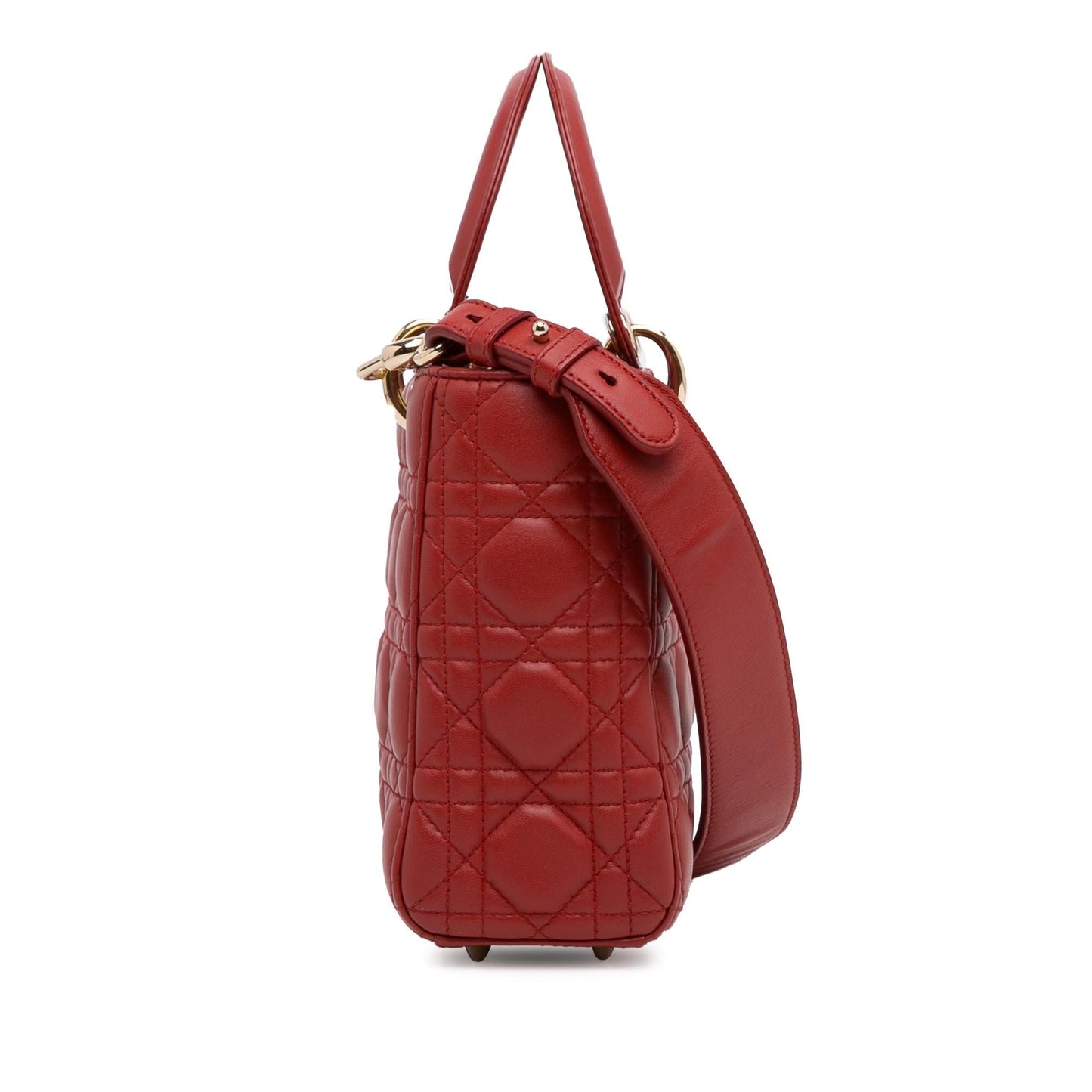 Dior Cannage My Abc Lady Shg I1Wibt Satchel Bag Lambskin Small