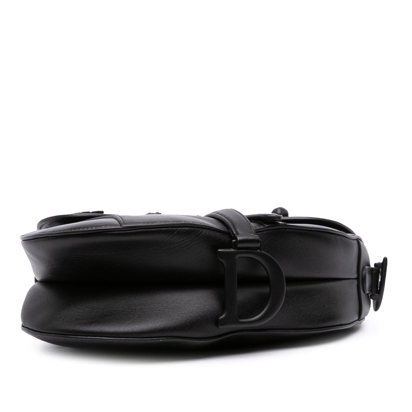 Dior Ultramatte Calfskin 3D Floral Saddle Bag Shoulder Bag