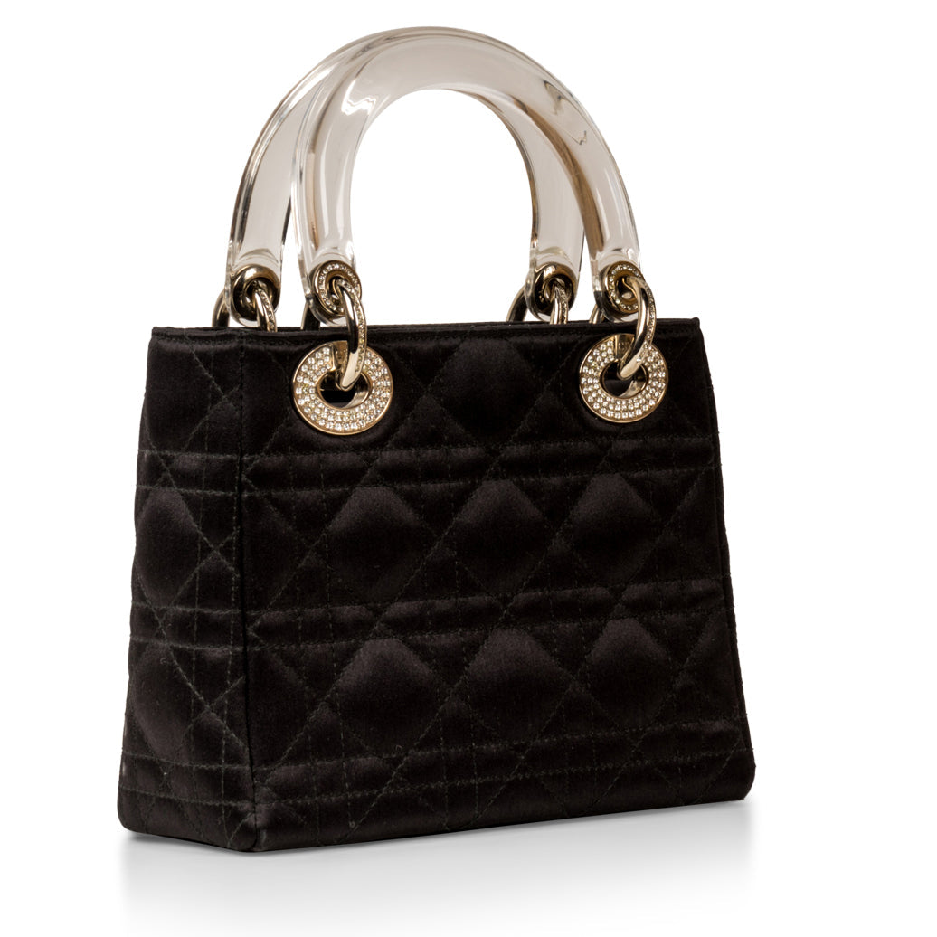 Dior Christian Lady Tote Bag Satin Micro Micro Satin 1