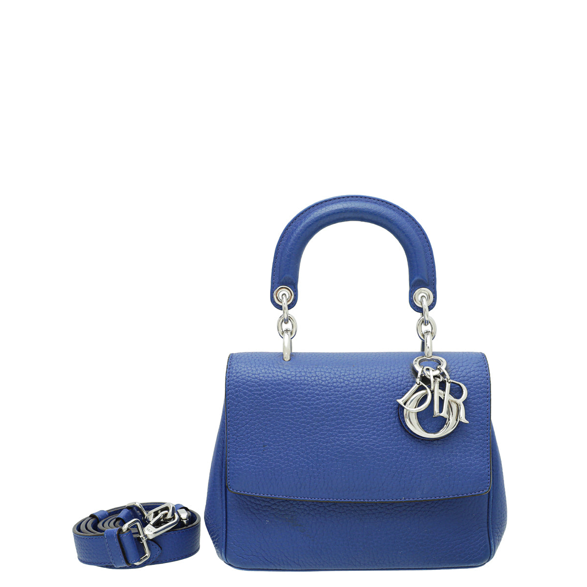 Dior Handbag Christian Be Bag Blue Mini Shoulder Bag