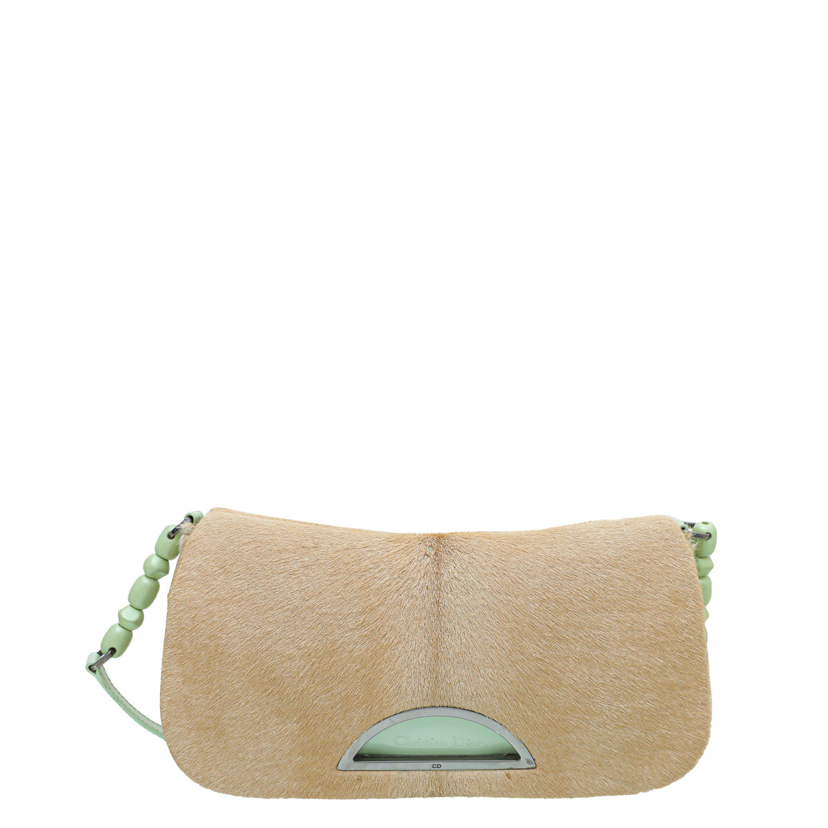 Dior Handbag Christian Bicolor Maris Pearl Calf Hair Shoulder Shoulder Bag