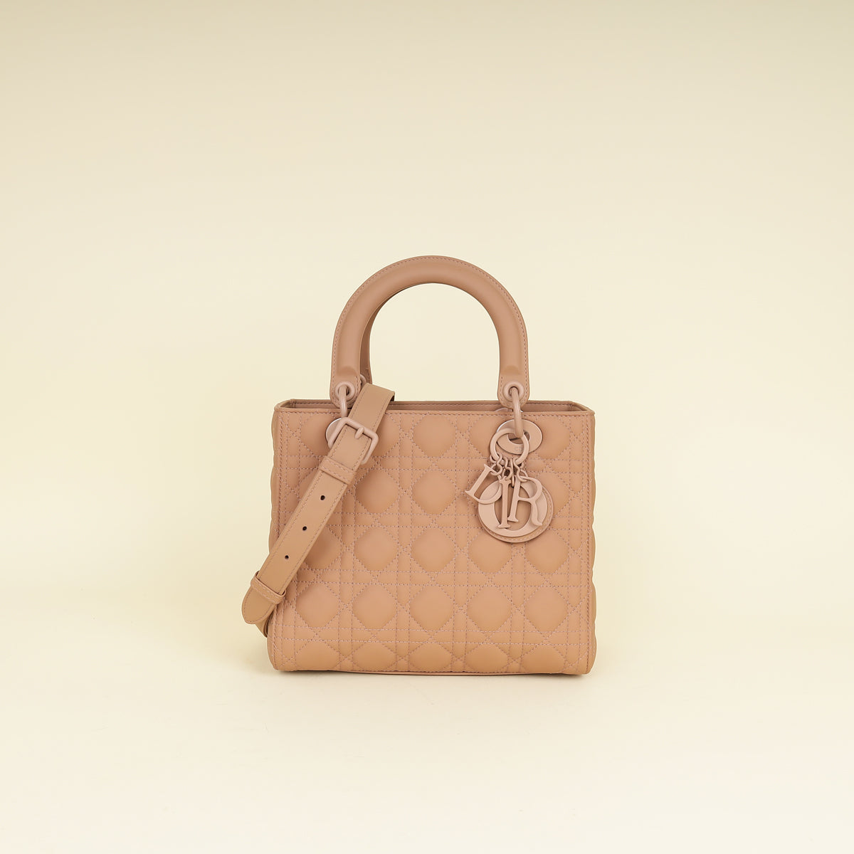 Dior Handbag Christian Blush Ultramatte Lady Bag Medium Shoulder Bag
