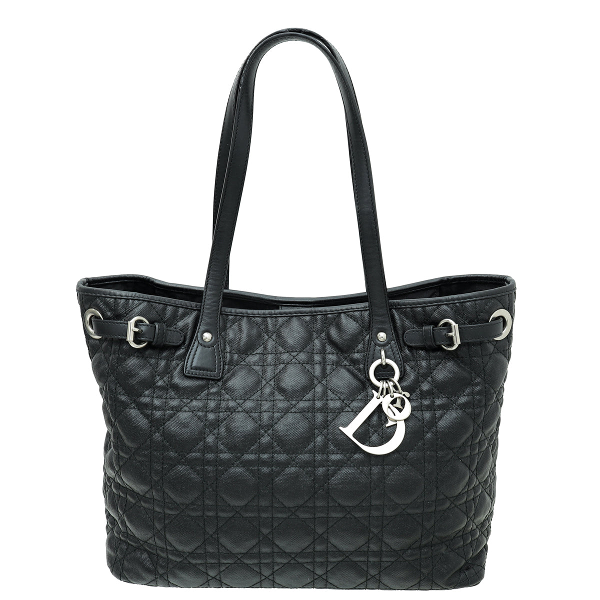 Dior Handbag Christian Panarea Tote Bag Black Medium Shoulder Bag