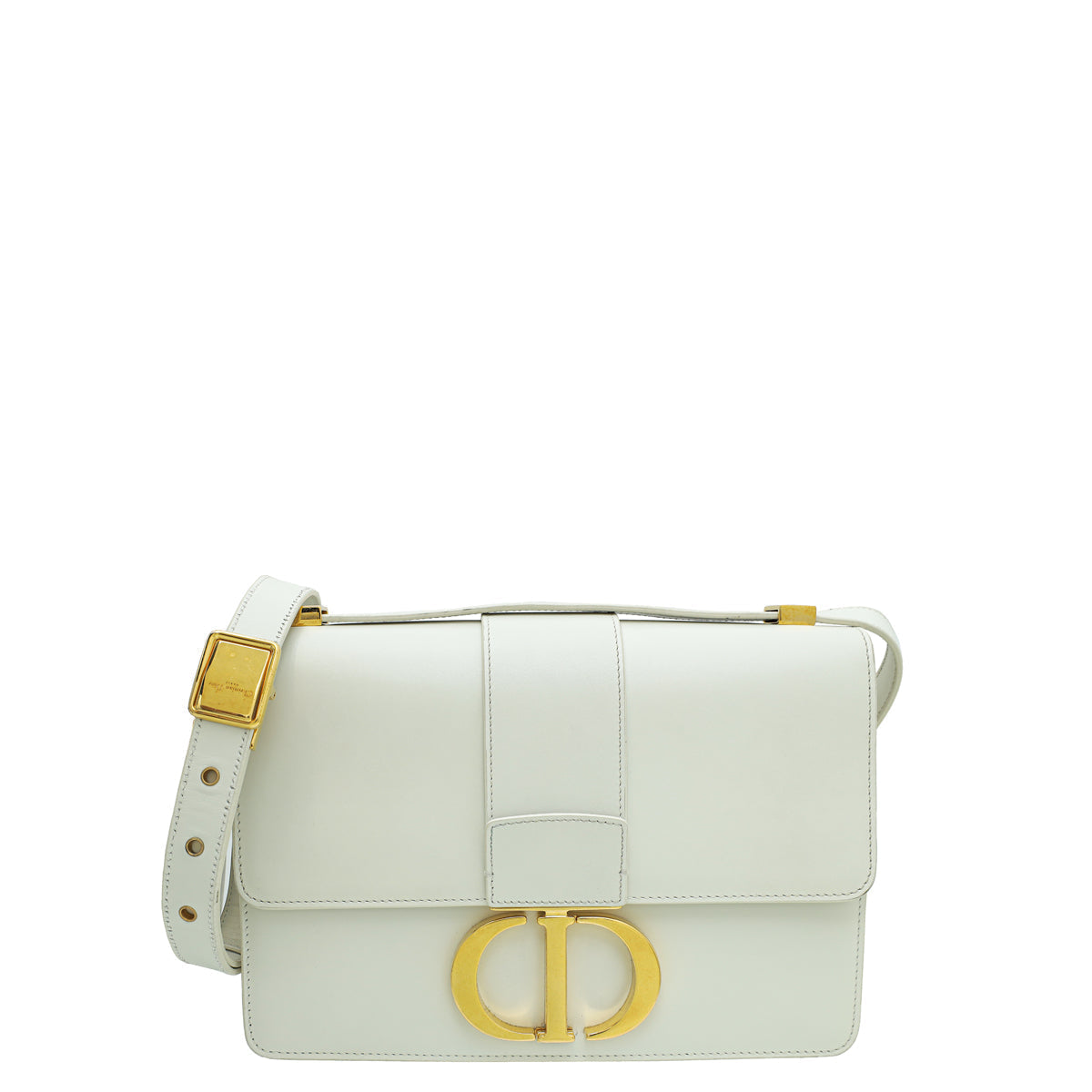 Dior Handbag Christian 30 Montaigne Shoulder Bag White Medium