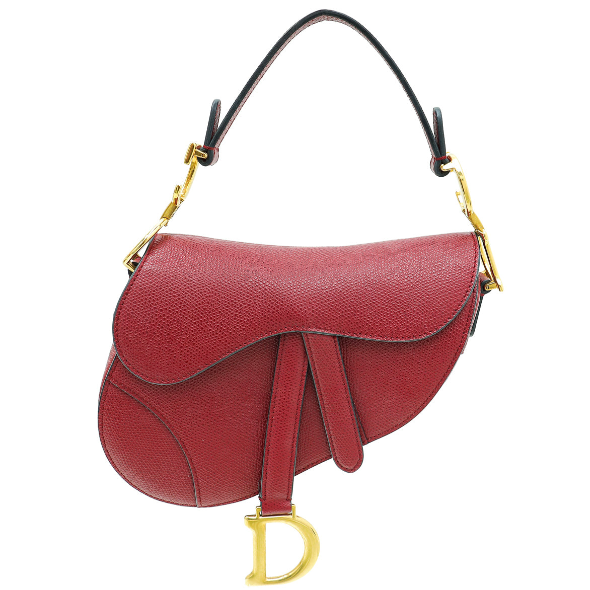 Dior Handbag Christian Burgundy Saddle Bag Mini Mini Bag