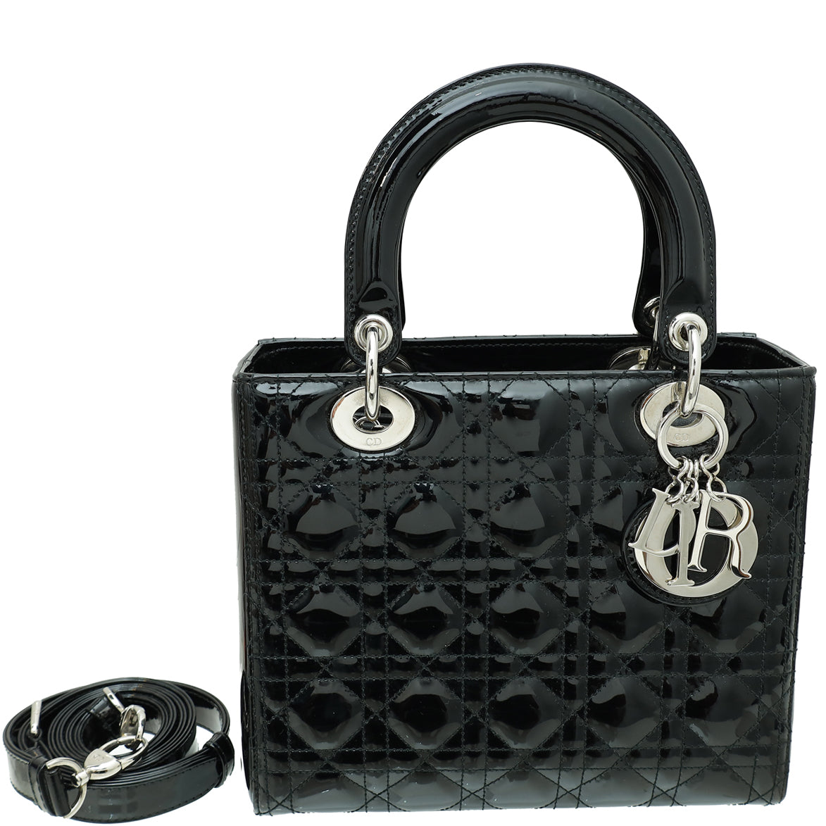 Dior Handbag Christian Lady Bag 11 Black Medium Shoulder Bag