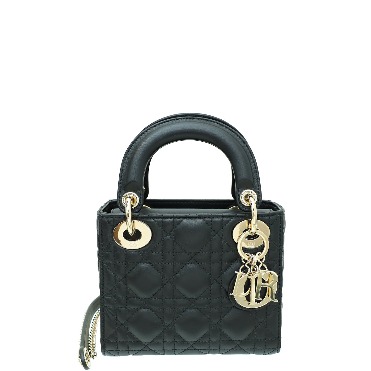 Dior Handbag Christian Lady Bag 3 Black Mini Chain Shoulder Bag
