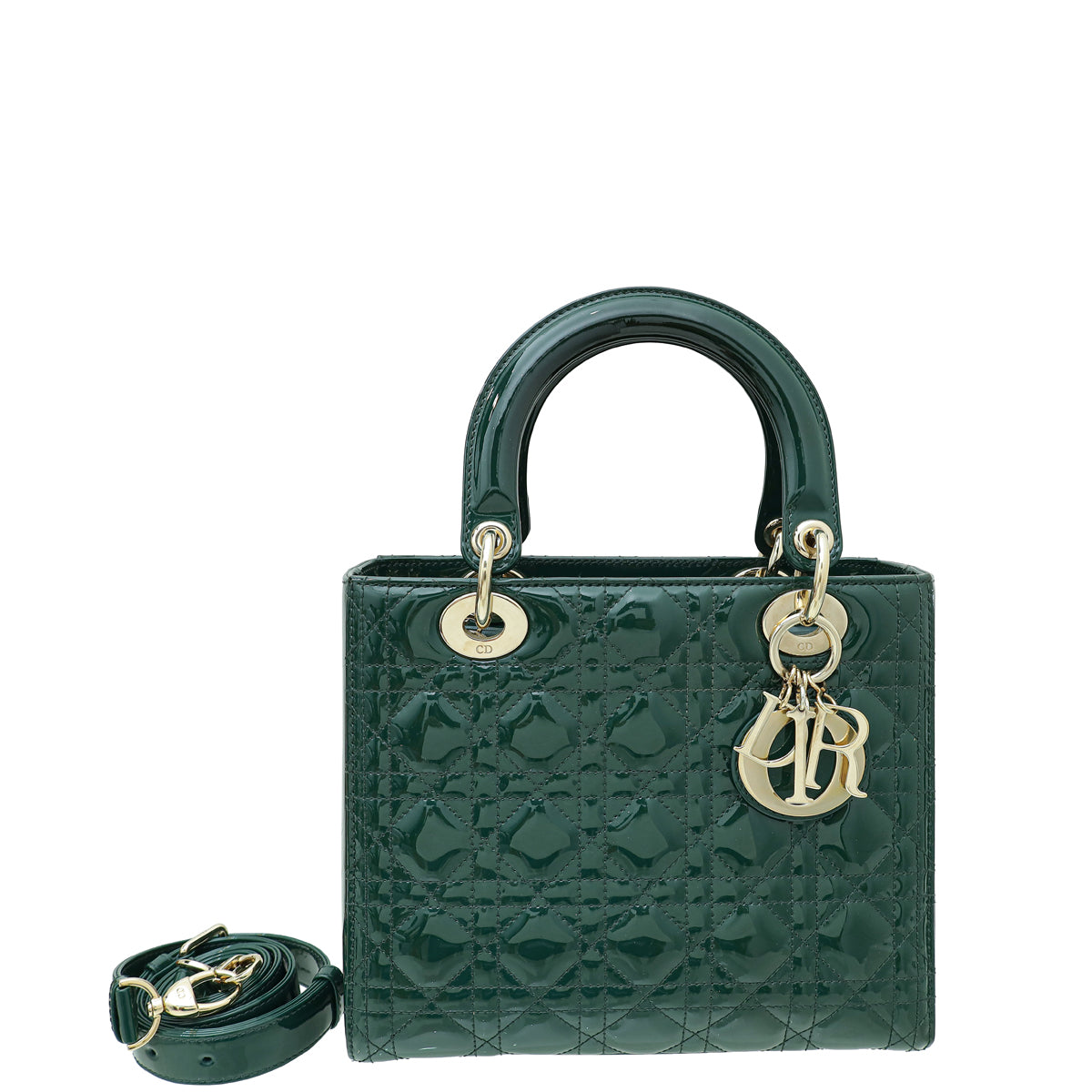 Dior Handbag Christian Forest Lady Bag Green Medium Shoulder Bag