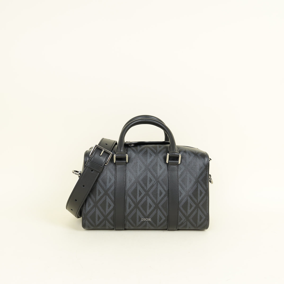 Dior Handbag Christian Bicolor CD Diamond Lingot 26 Bag Shoulder Bag