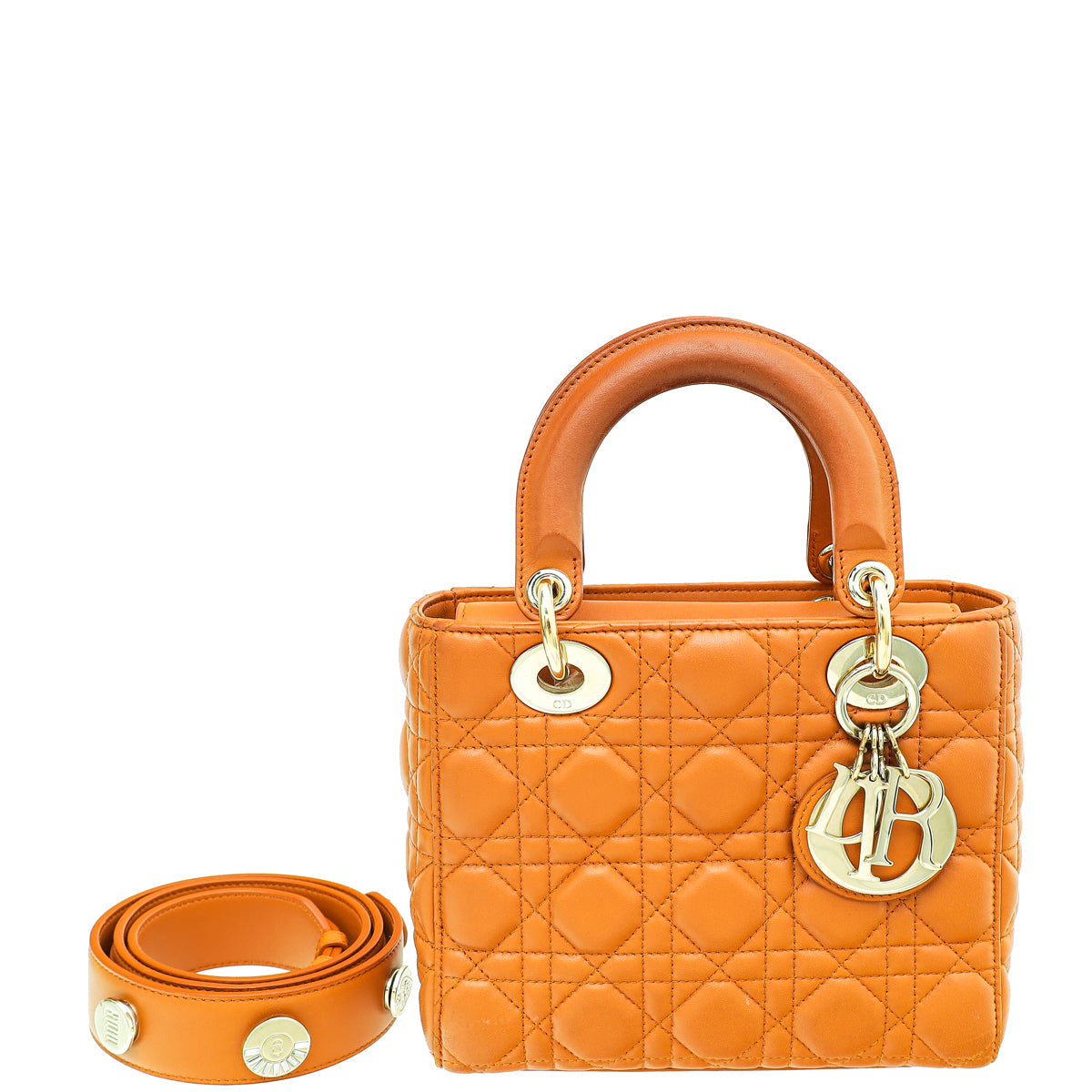 Dior Handbag Christian Caramel Lady My Bag Small Shoulder Bag