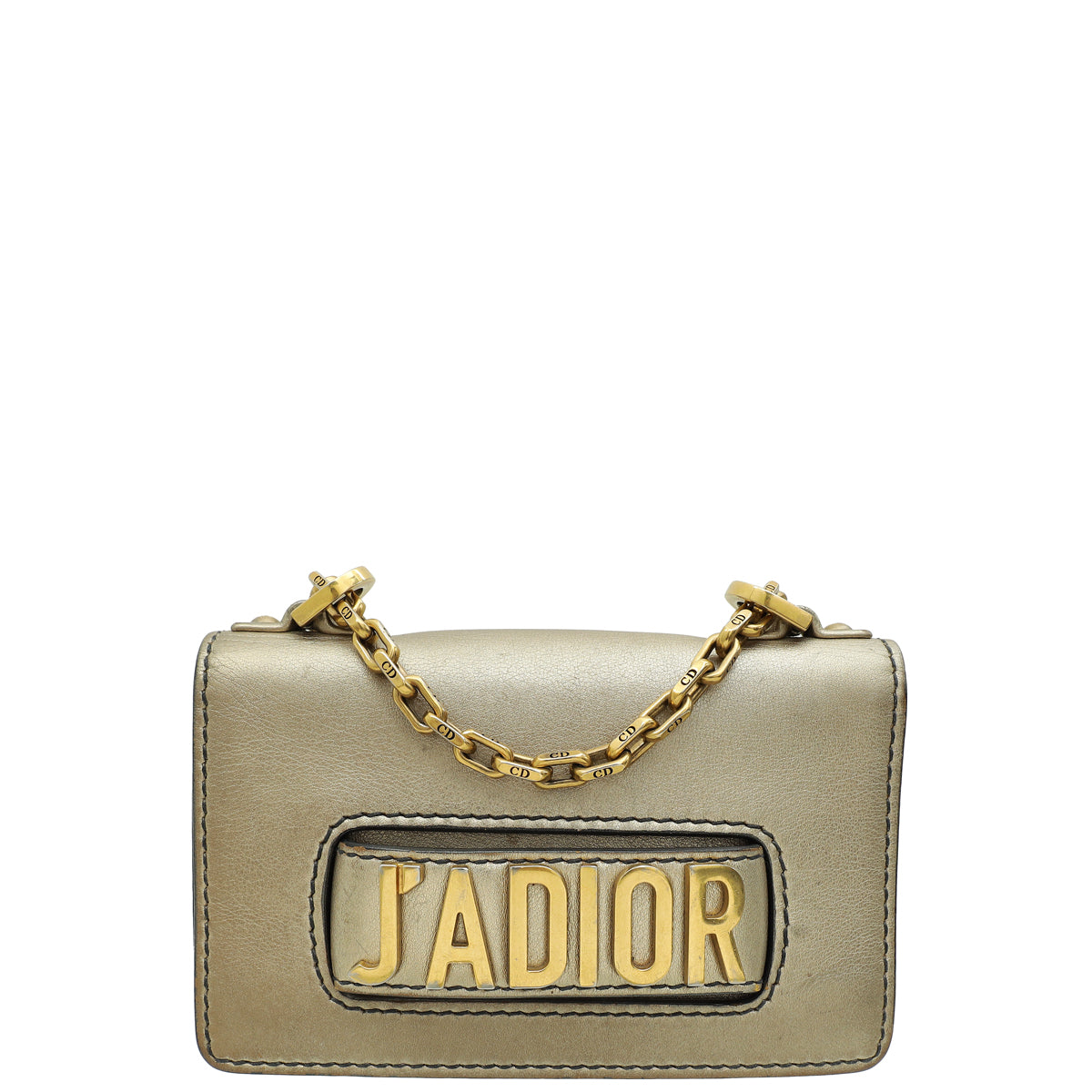 Dior Handbag Christian Bronze J'a Bag Mini Chain Shoes