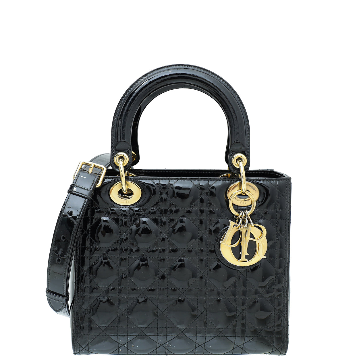 Dior Handbag Christian Lady Bag 6 Black Medium Shoulder Bag