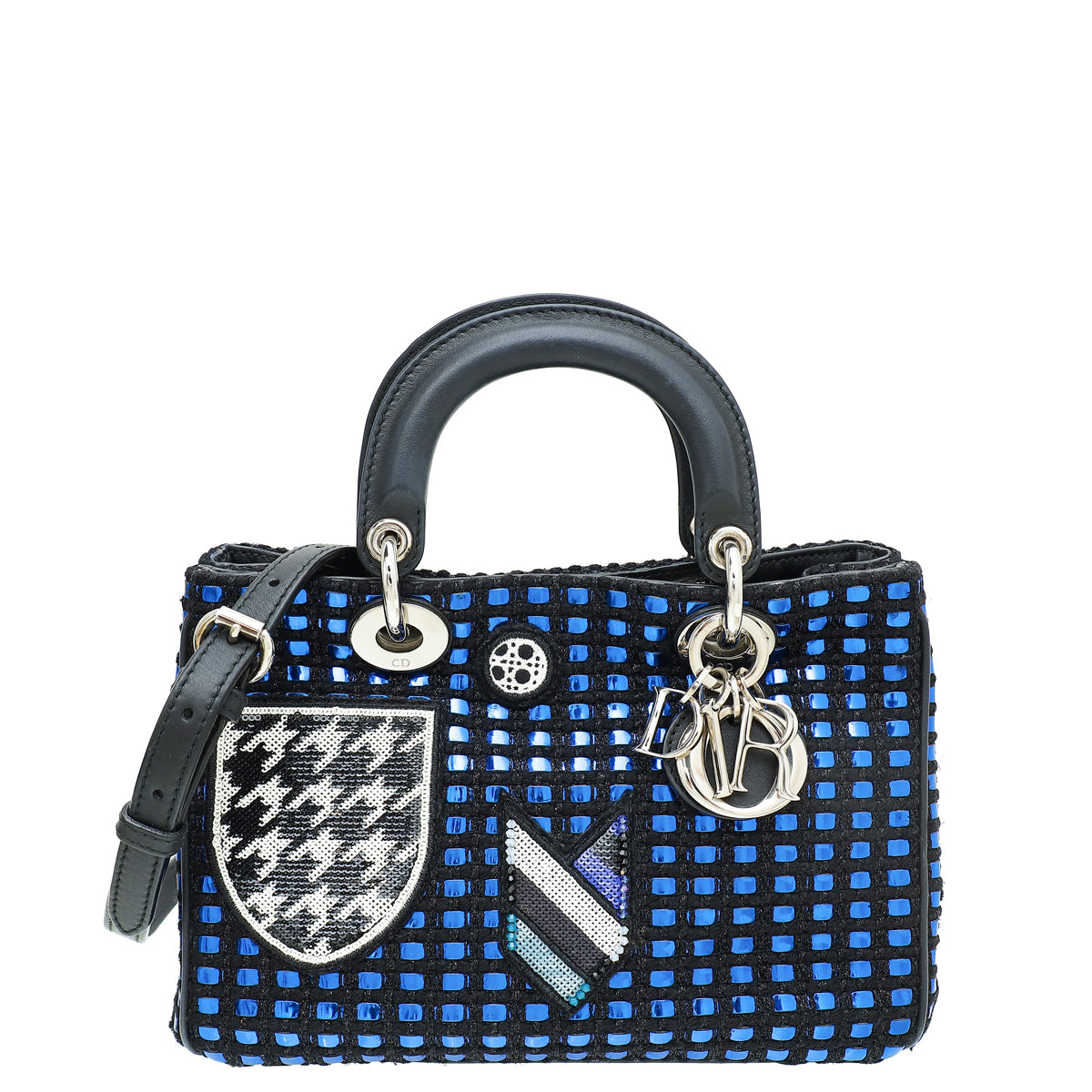 Dior Handbag Christian Bicolor issimo Metallic Tweed Bag Mini Shoulder Bag