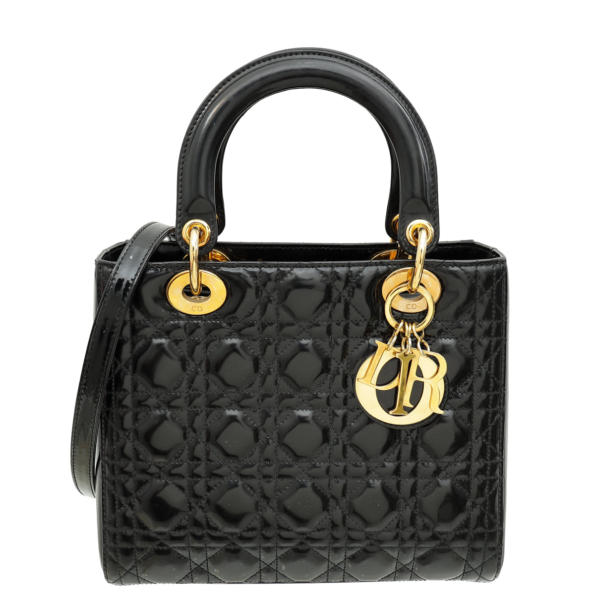 Dior Handbag Christian Lady Bag 16 Black Medium Shoulder Bag
