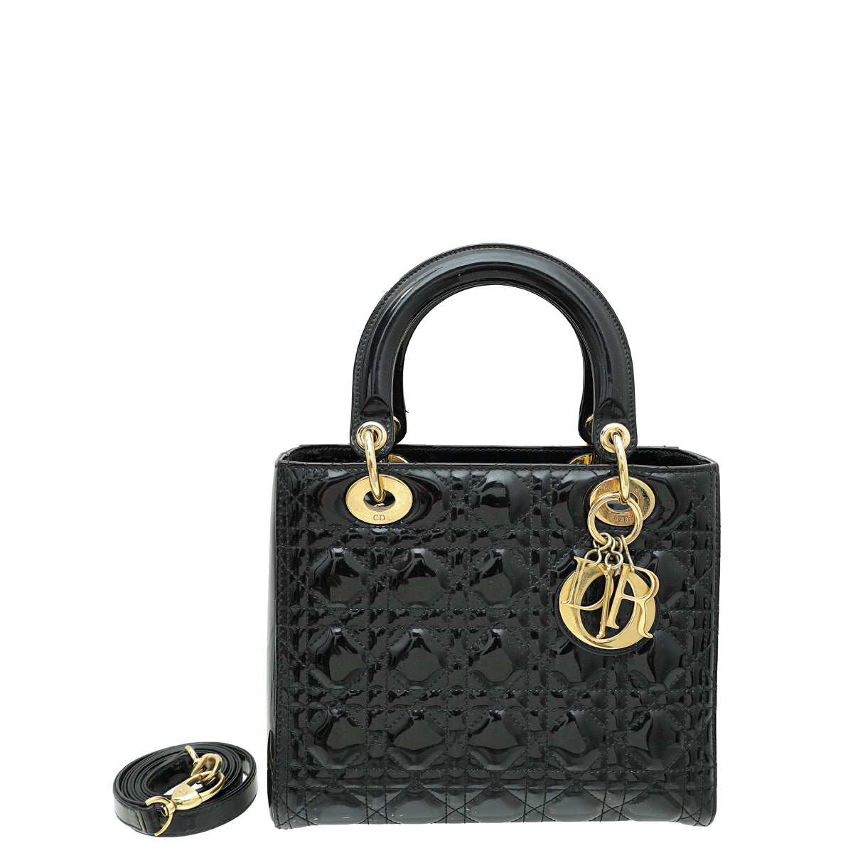 Dior Handbag Christian Lady Bag 7 Black Medium Shoulder Bag