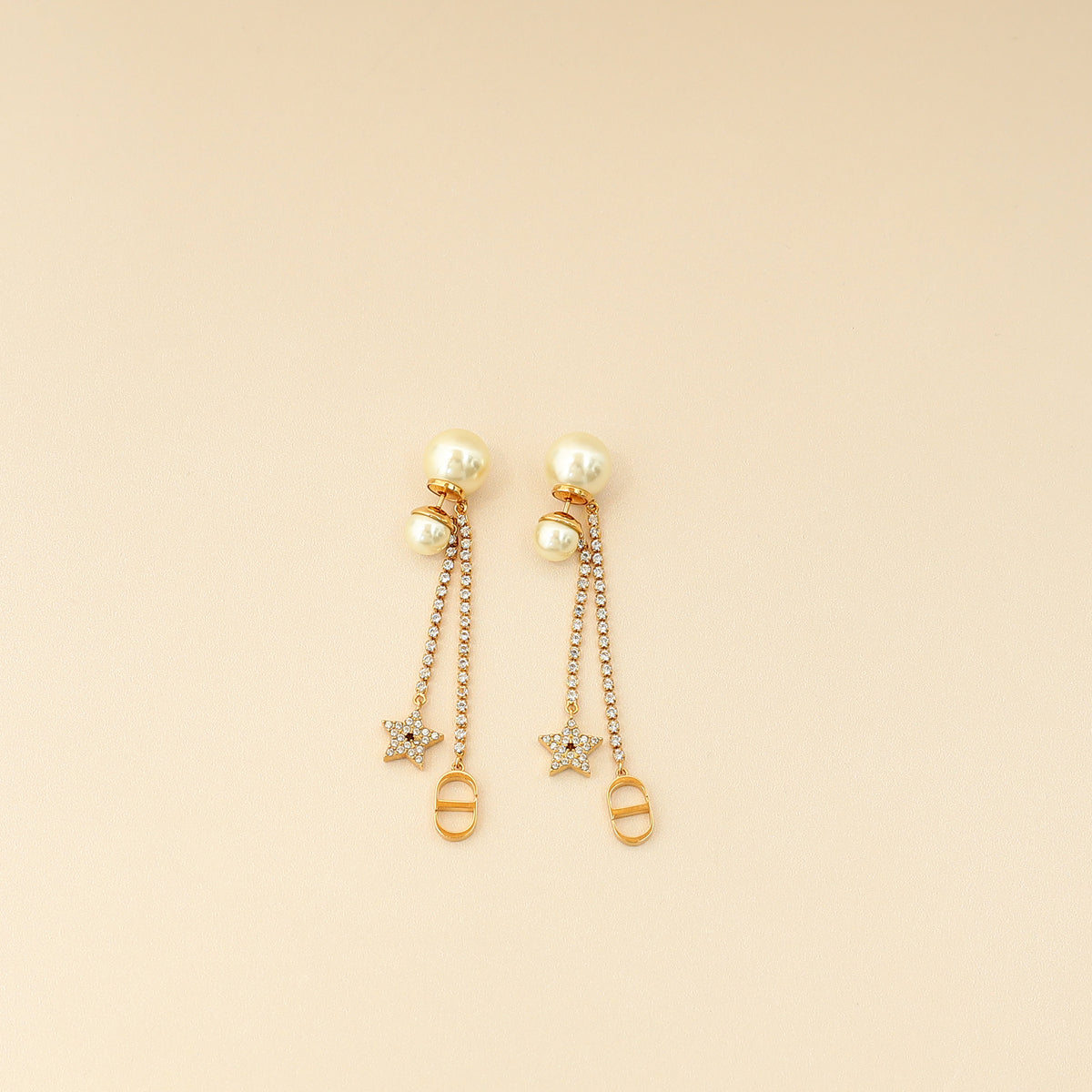 Dior Jewelry Christian Finish Tribales Drop Earrings 2 Gold