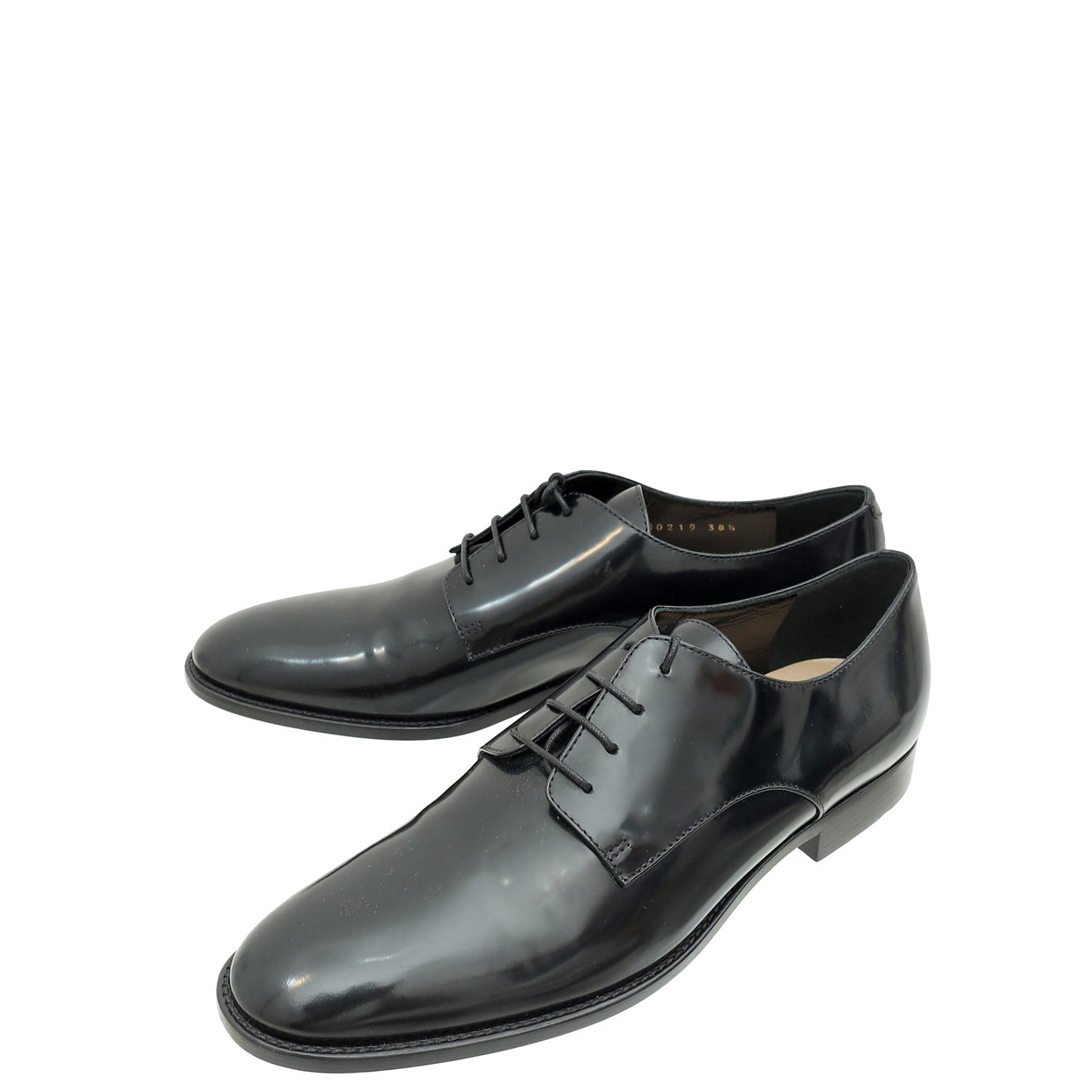 Dior Shoe Christian Timeless Derby s 38.5 Black Shoes