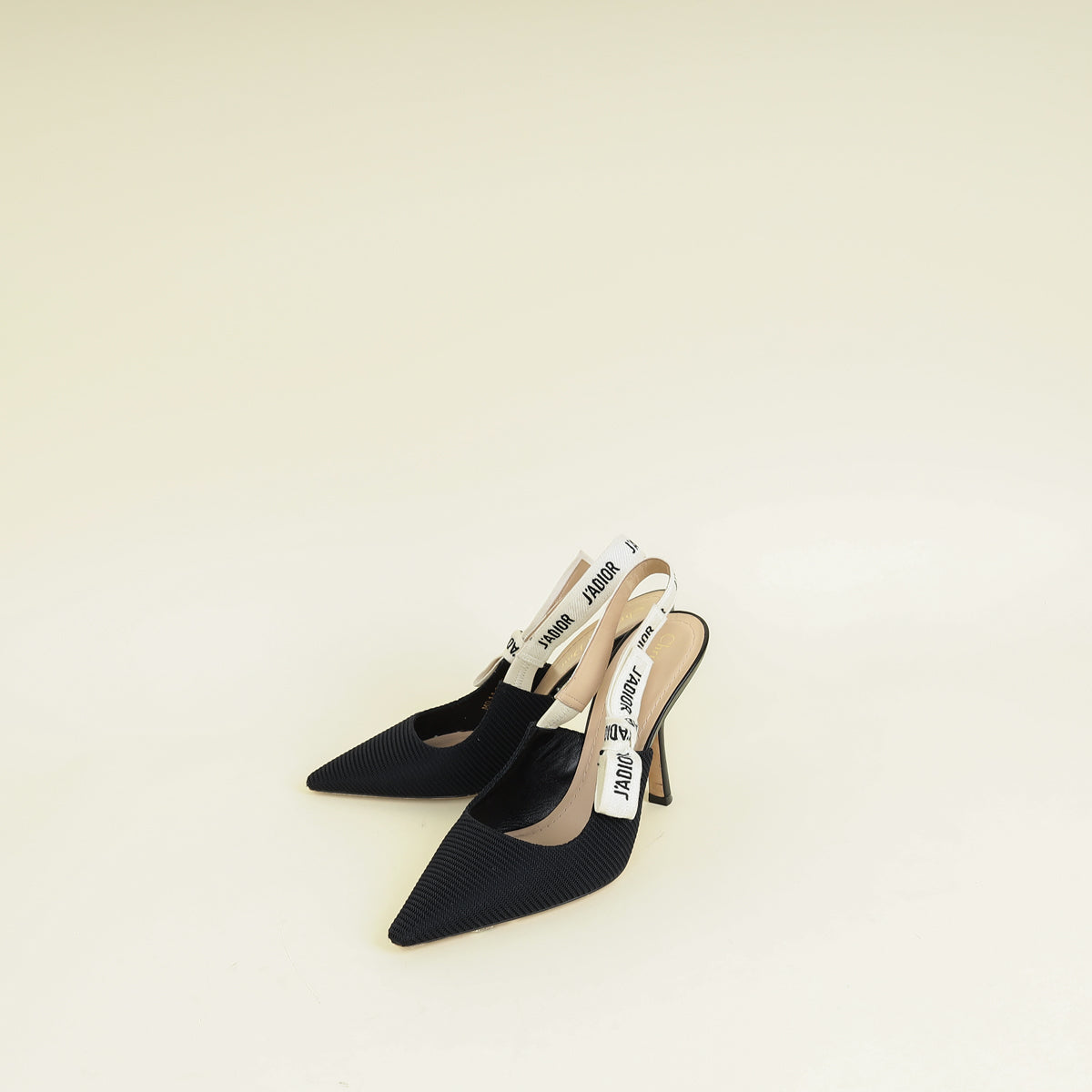 Dior Sling Bag Christian J'A Technical Fabric Slingback Pump Black Shoes