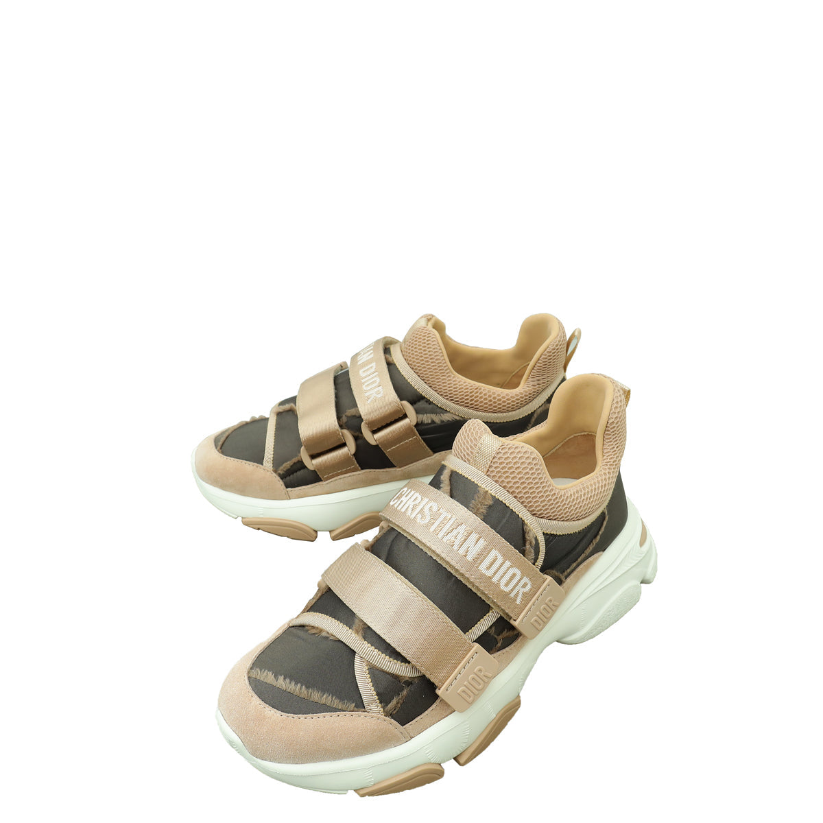 Dior Shoe Christian Nude Camouflage D-Wander Sneaker 37 Shoes
