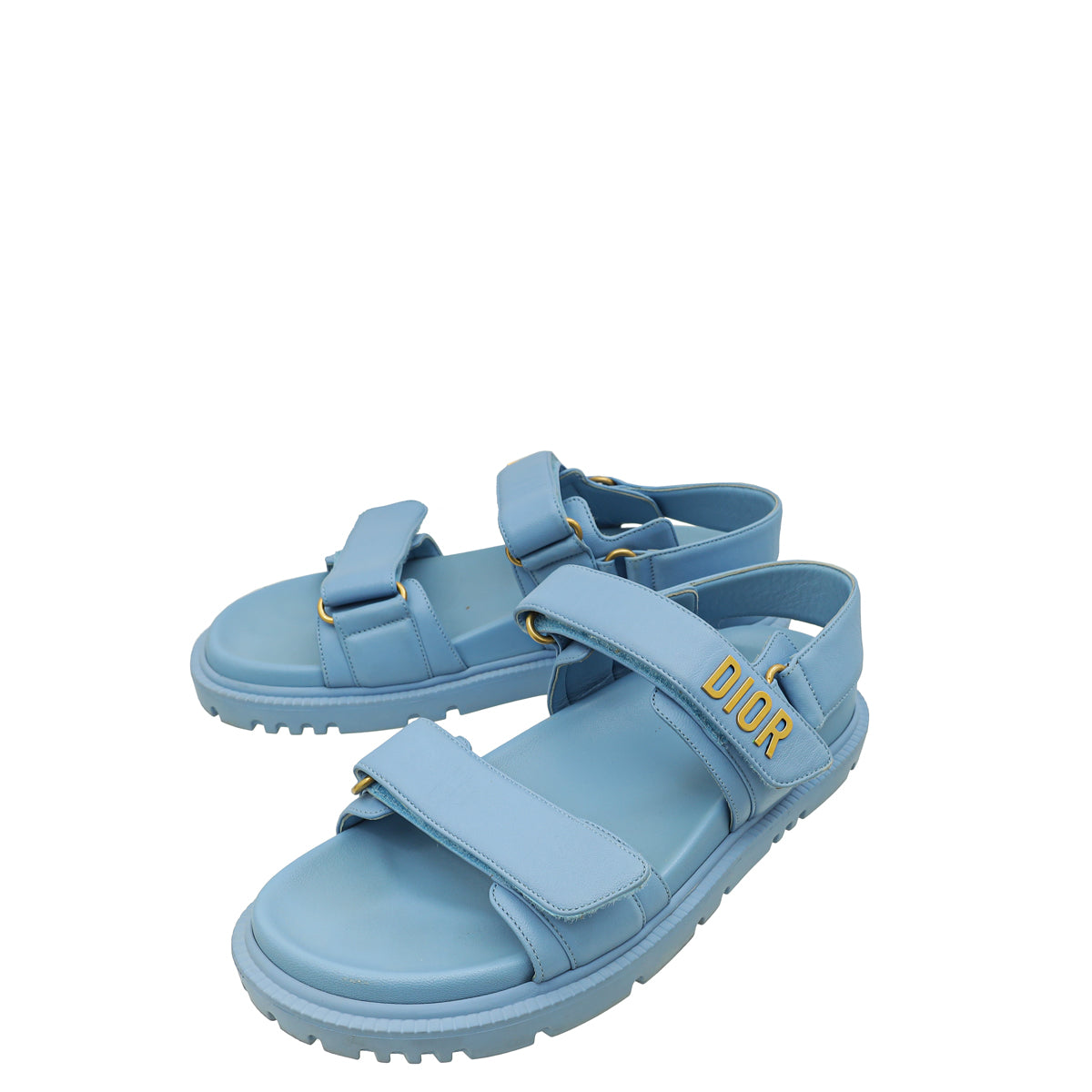 Dior Shoe Christian Cornflower act Sandal 38 Blue Shoes