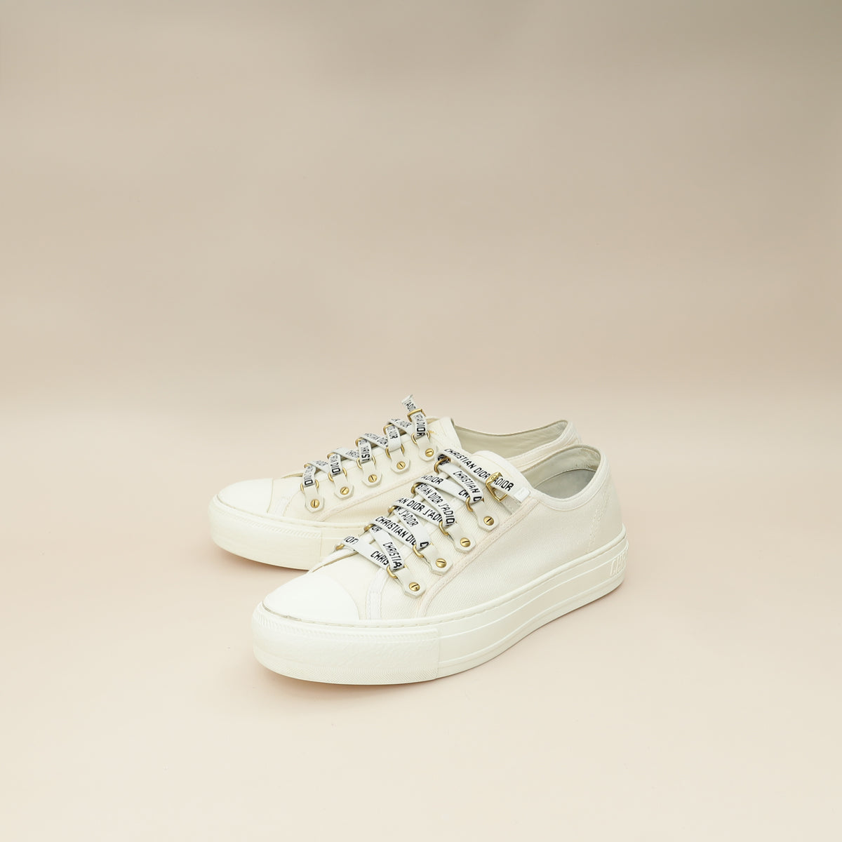 Dior Shoe Christian Milk Walk'n' Low Top Sneaker 38 White Shoes