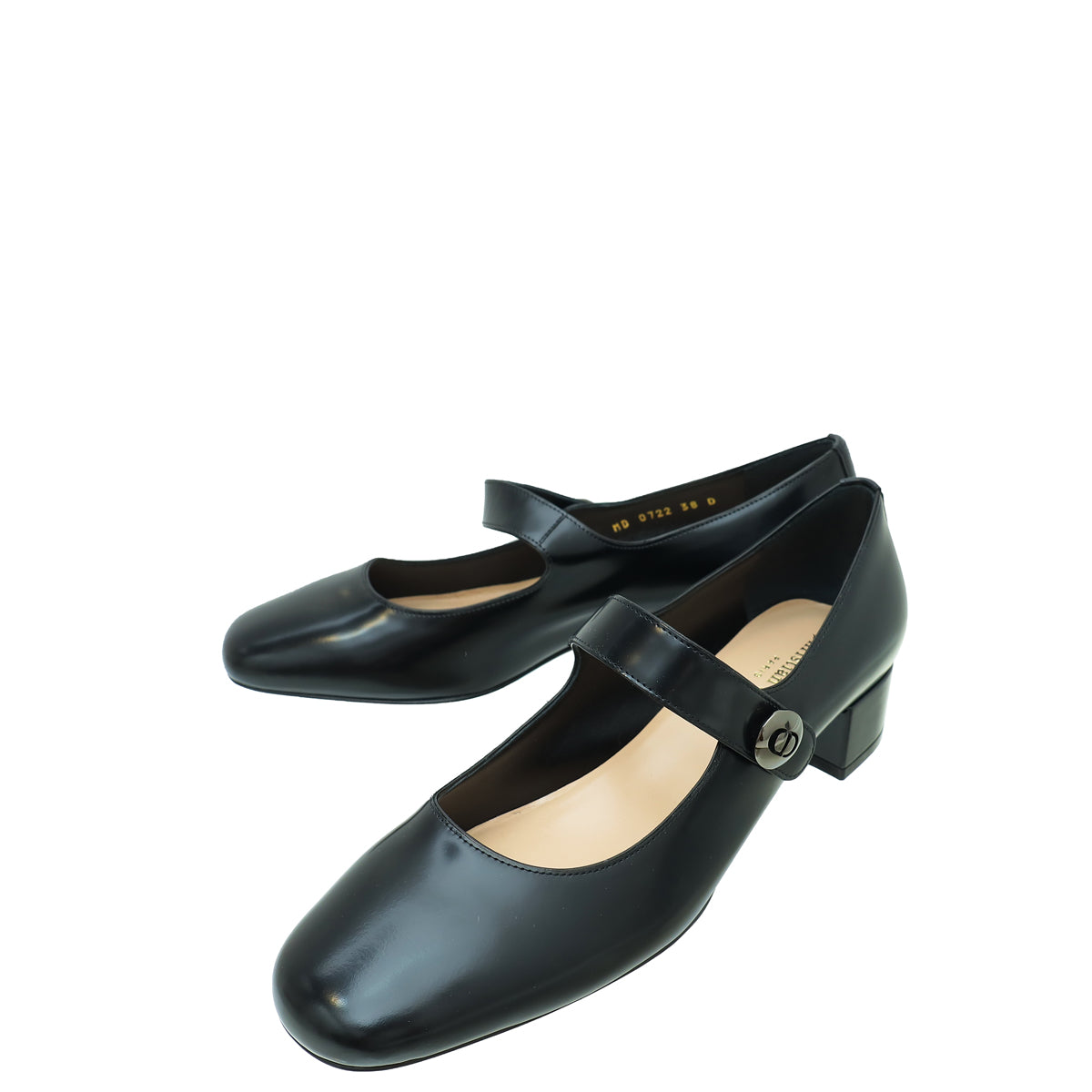 Dior Shoe Christian Uniform 30mm Pump 38 Black Shoes