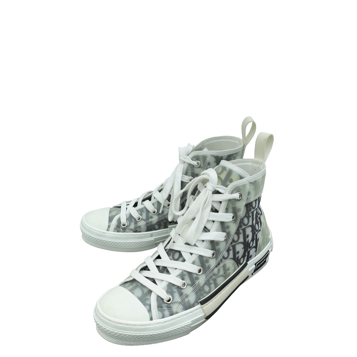 Dior Shoe Christian Bicolor Oblique B23 High Top Sneakers Shoes
