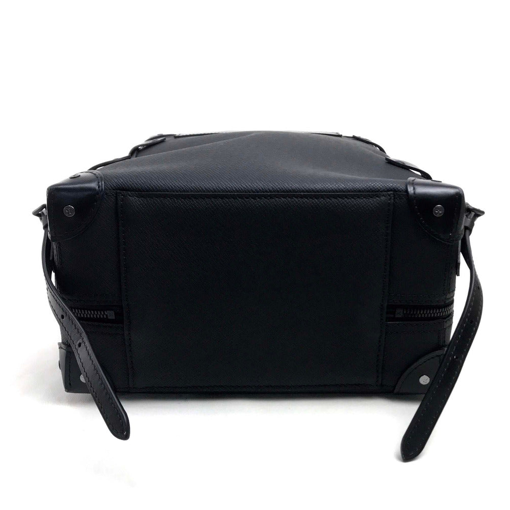 Louis Vuitton Backpack M30337 Taiga rainbow Leather Black