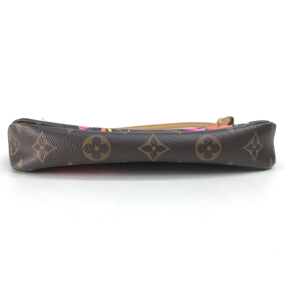 Louis Vuitton Pouch M48615 rose Pochette Accessoar Monogram Canvas Brown Clutch Bag